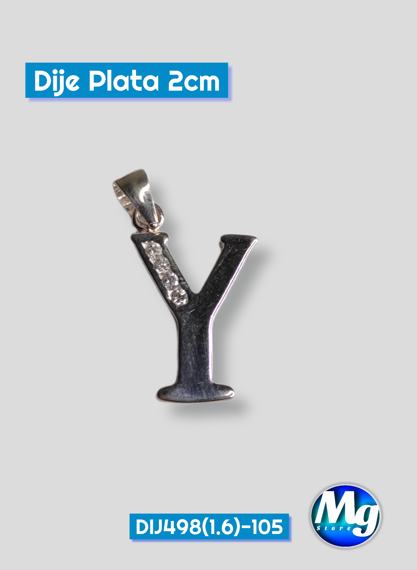 Dije Plata 2cm