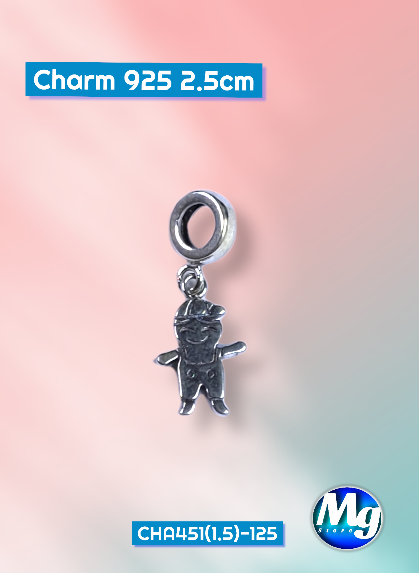 Charm 925 2.5cm
