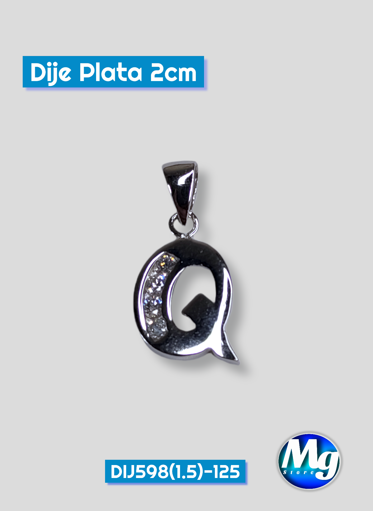 Dije Plata 2cm