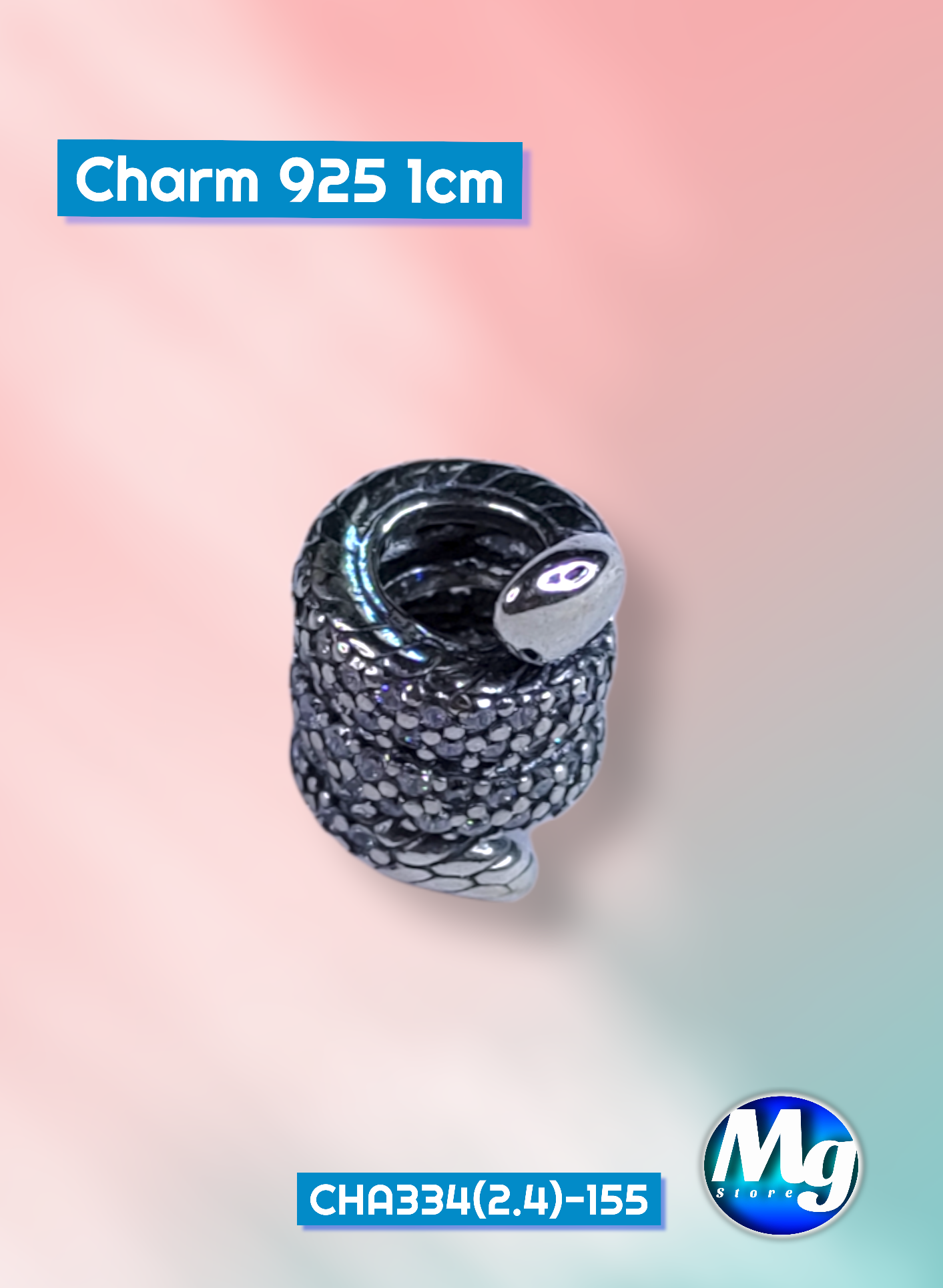 Charm 925 1cm