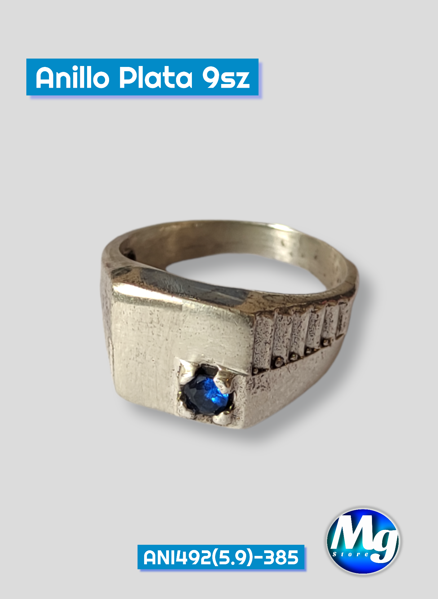 Anillo Plata 9sz