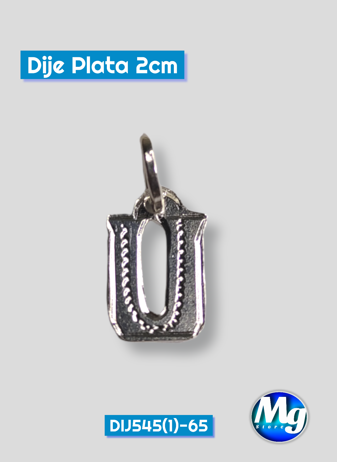 Dije Plata 2cm
