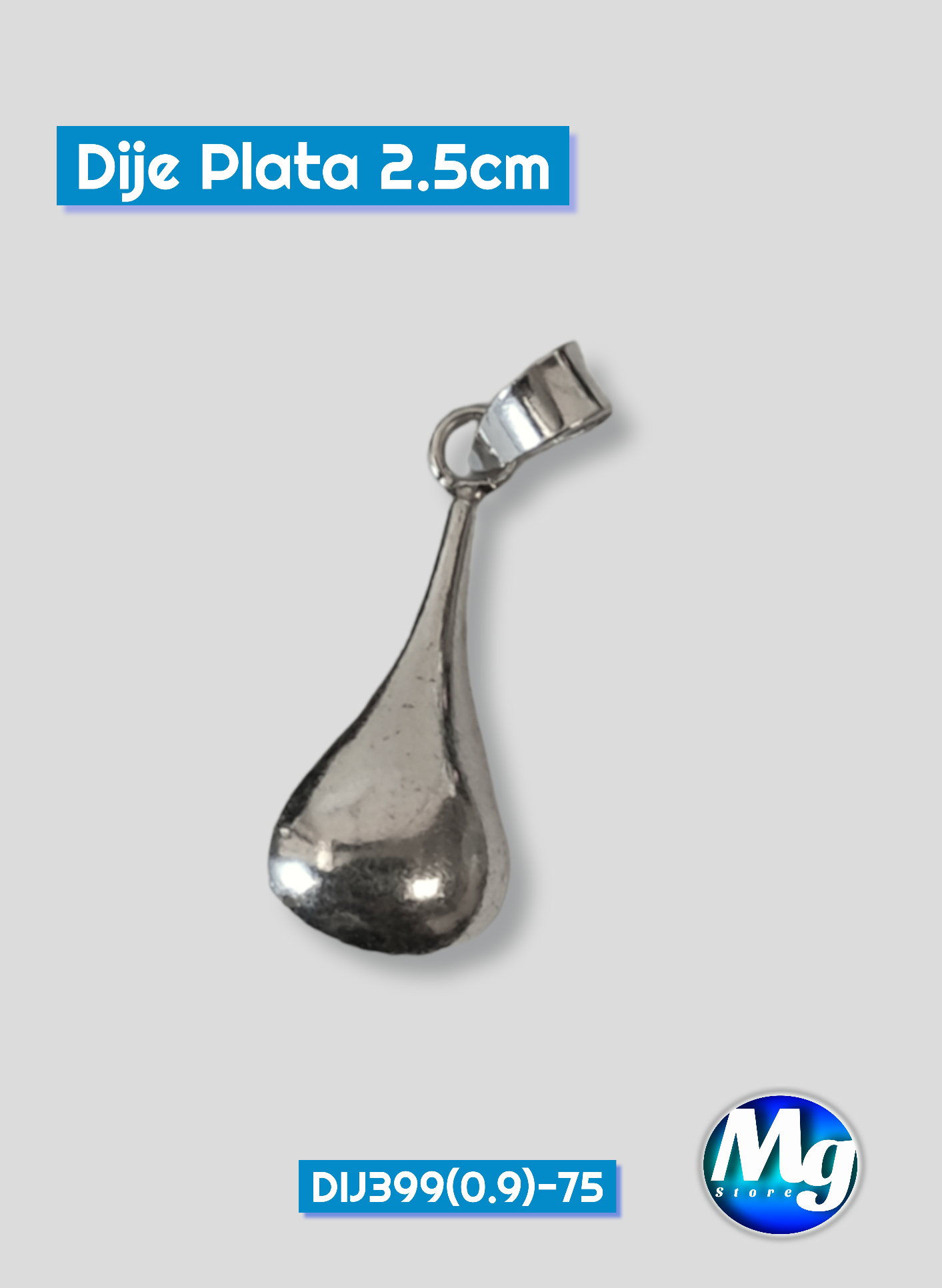 Dije Plata 2.5cm