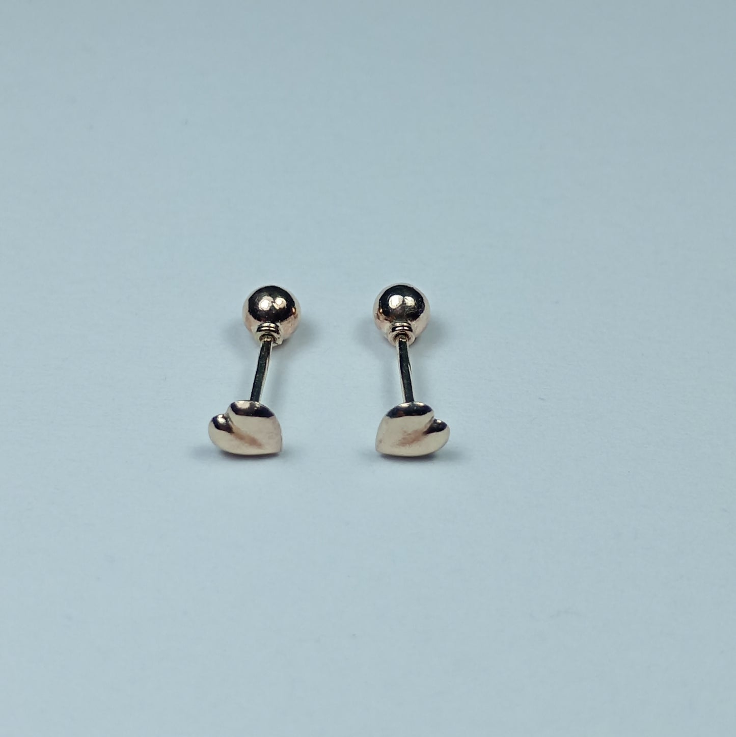 Aretes Oro Forma Corazón 2507 Are 1062
