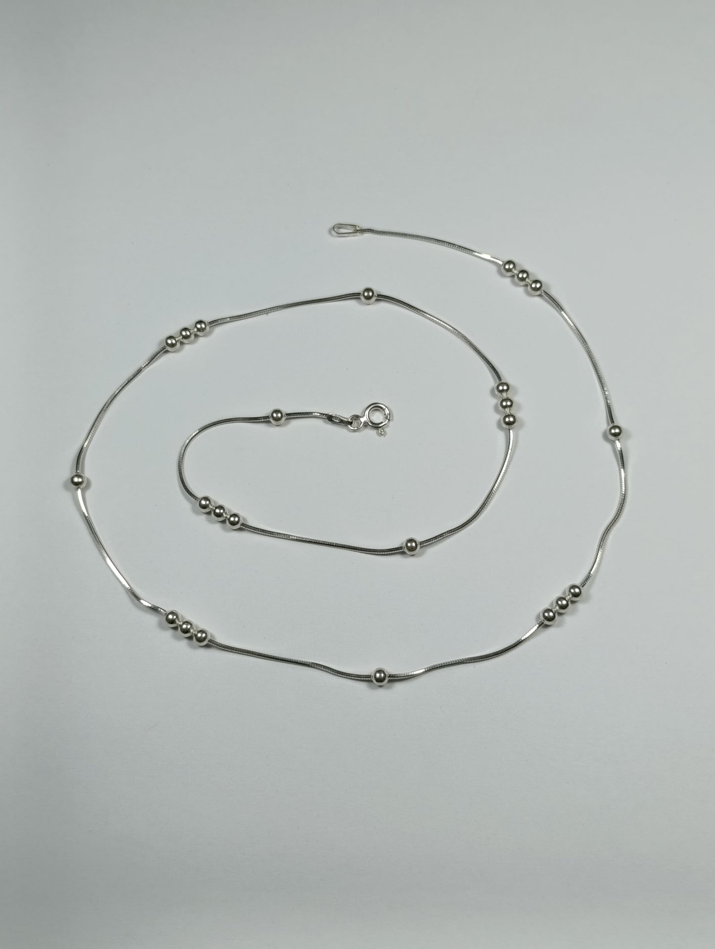 Cadena Plata Bolas Cad 262
