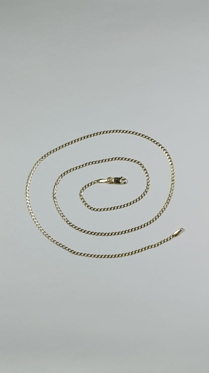 Cadena Oro Martillada 2501 Cad 904