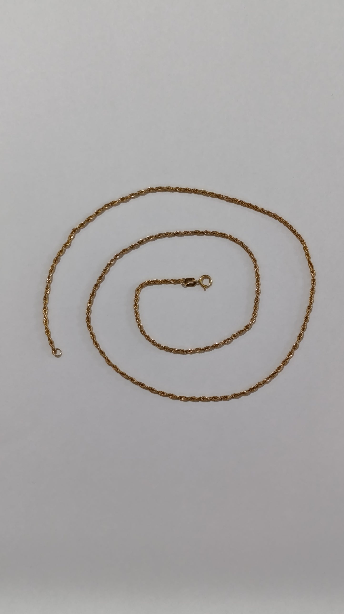 Cadena Oro Cordon Chino 50x02 cm 2609 Cad 1040