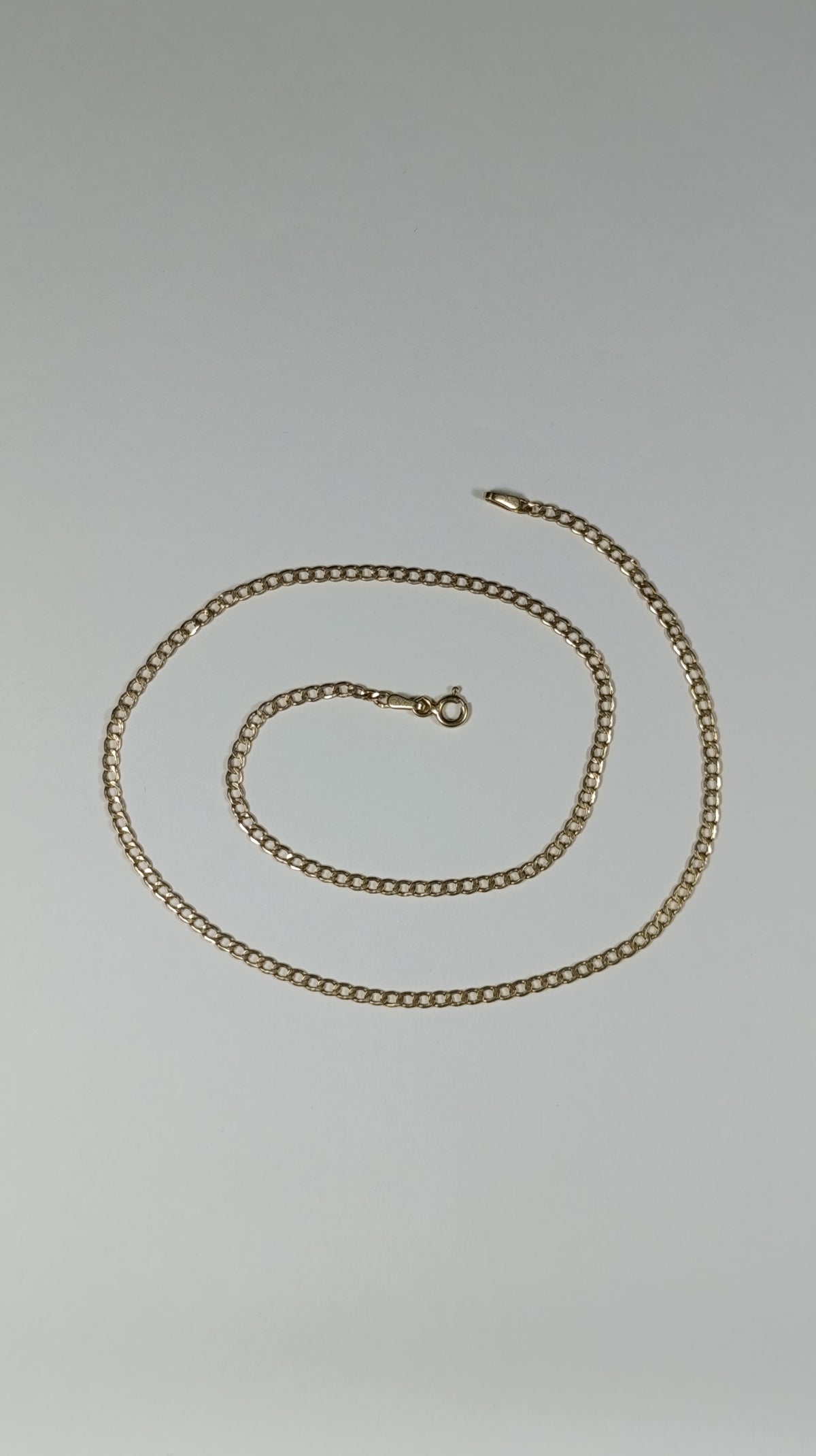 Cadena Oro Martillada 40x0.3 cm 2610 Cad 1050