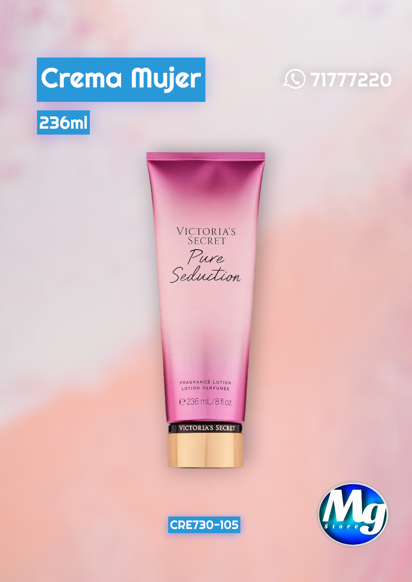 Crema Victoria's Pure Seduction 236ml Cre 730