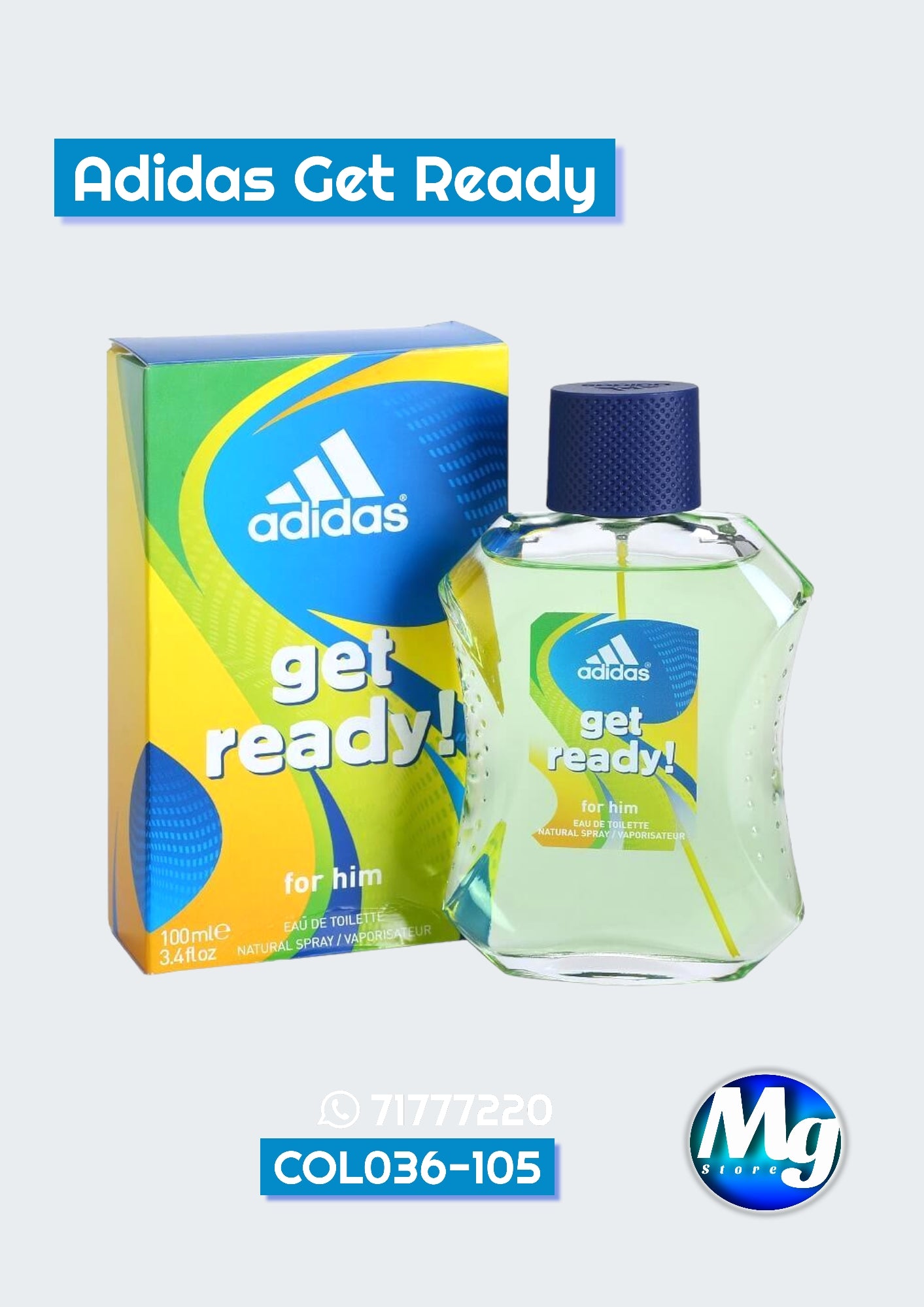 Perfume Adidas Get Ready 100ml Per 036