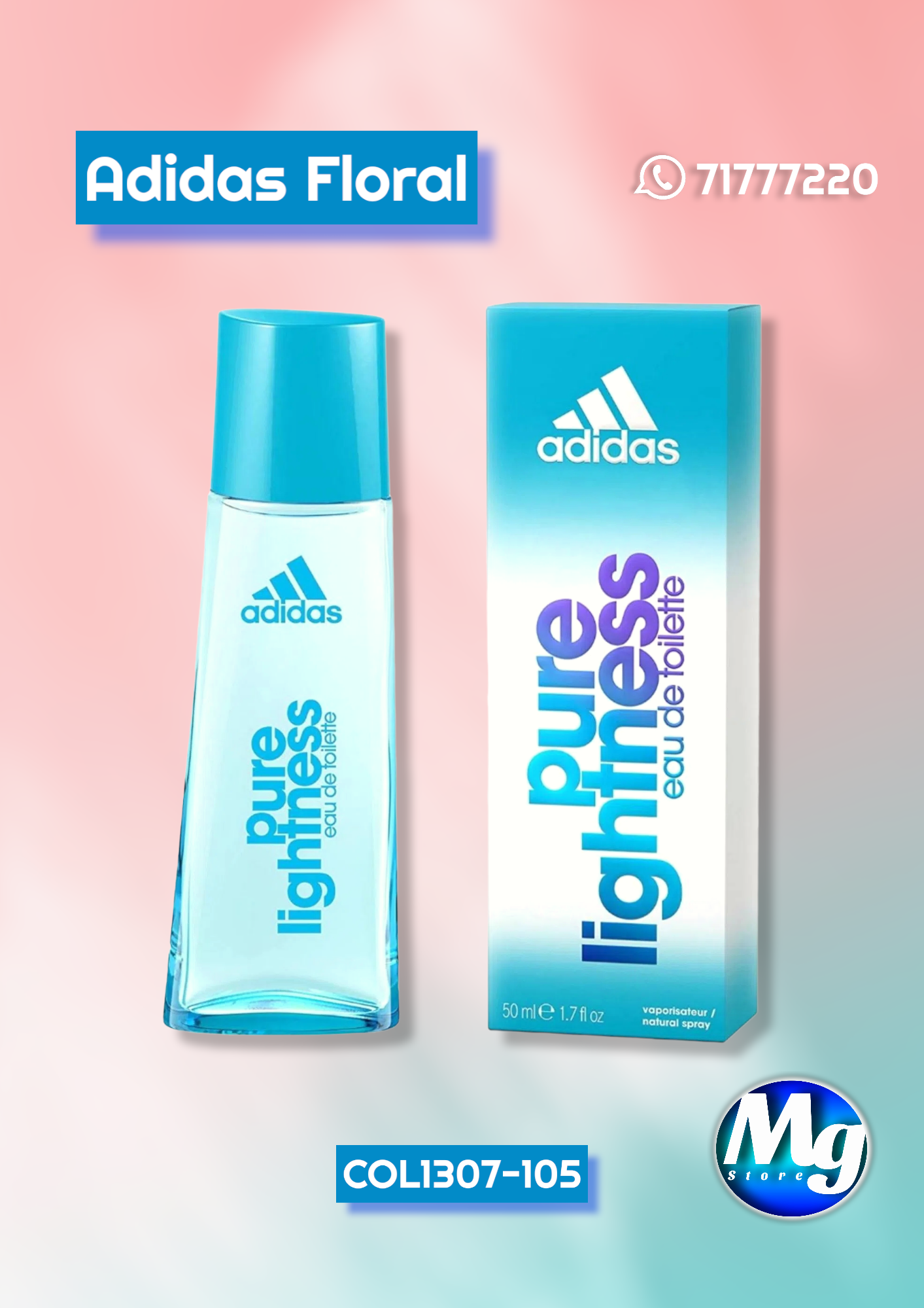 Perfume Adidas Pure Lightness Woman 50ml Per 1307