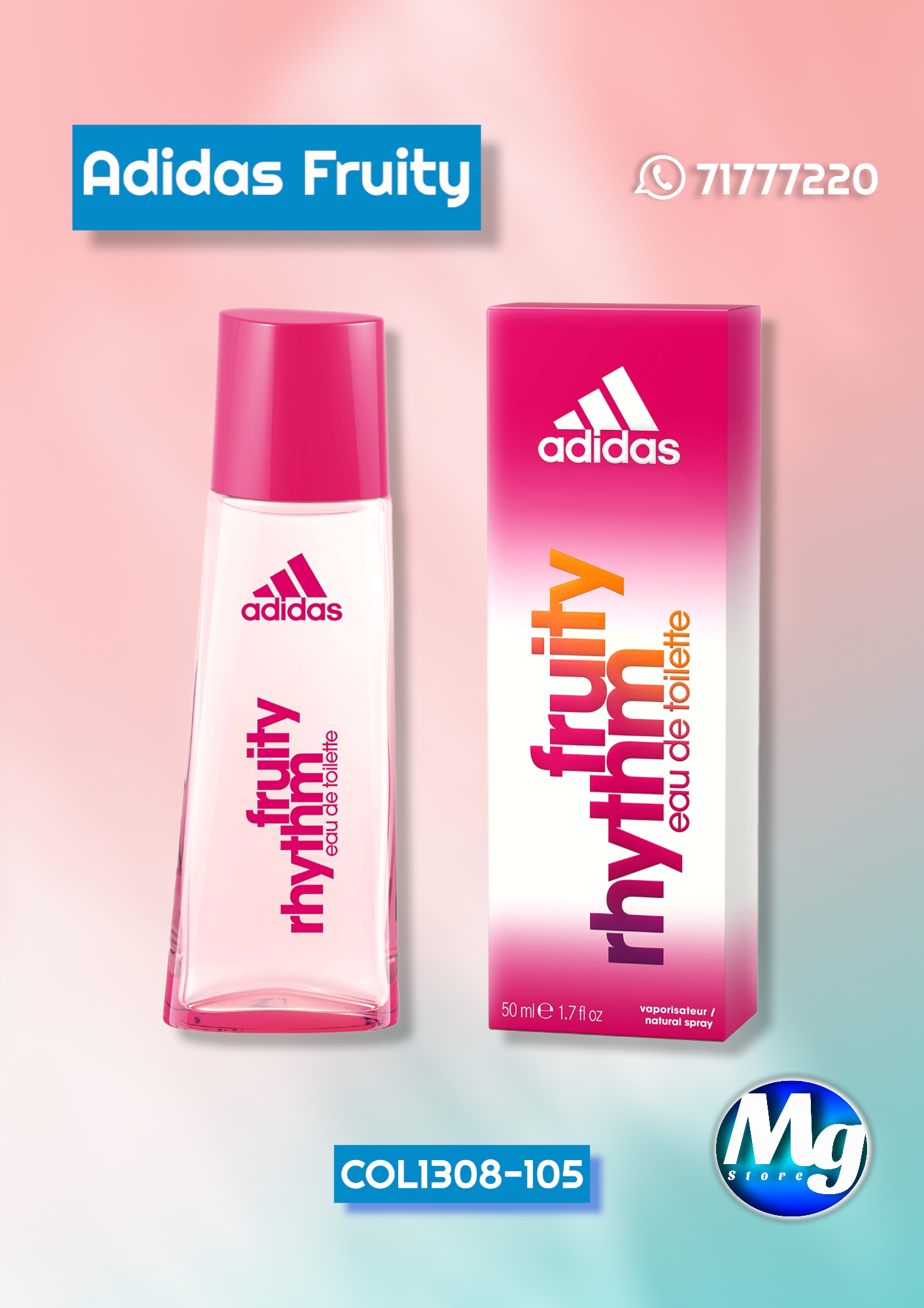 Perfume Adidas Fruity Rhythm Woman 50ml Per 1308