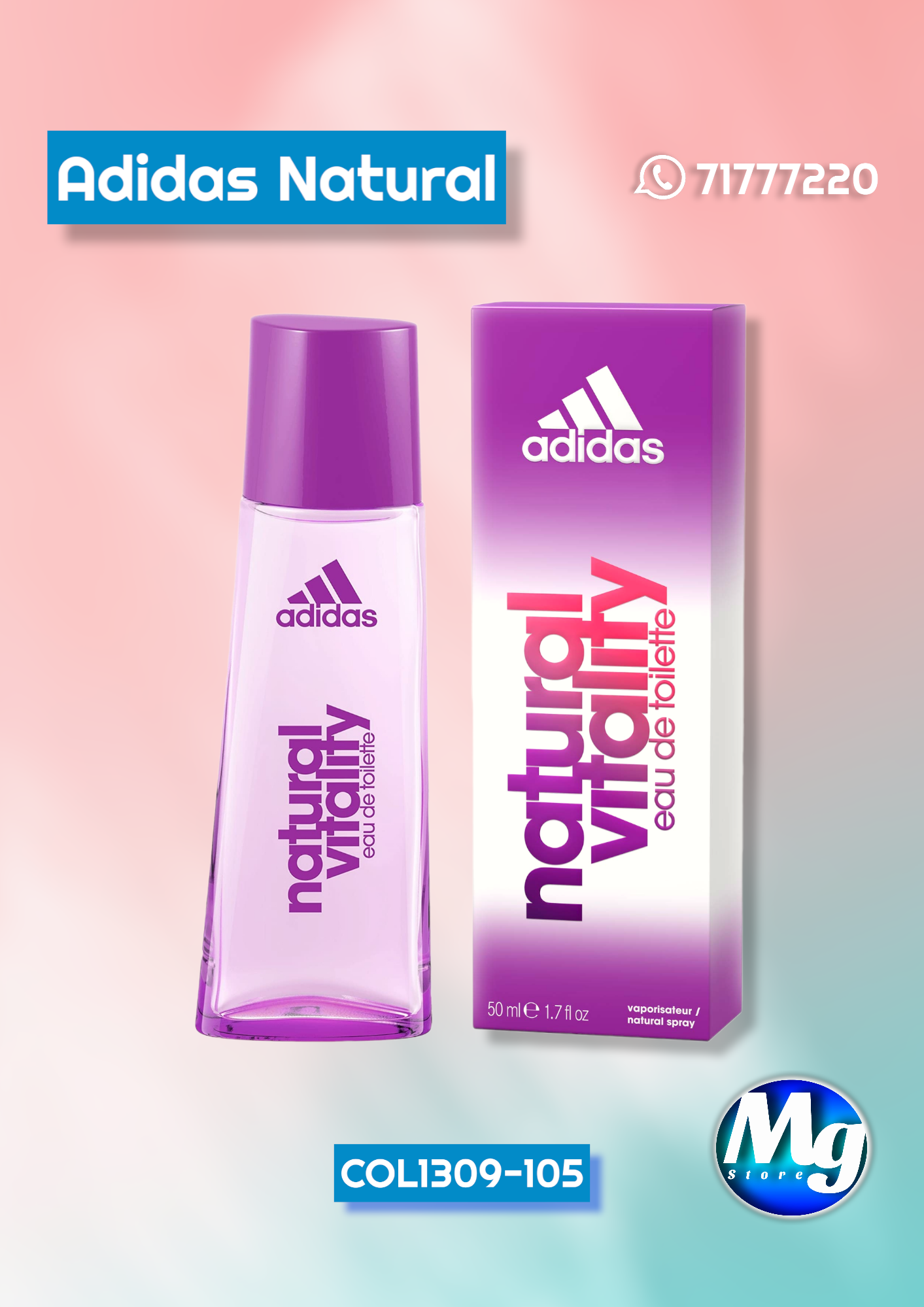 Perfume Adidas Natural Vitality Woman 50ml Per 1309