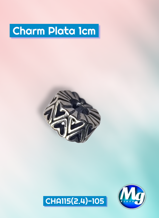 Charm Plata 1cm