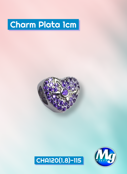 Charm Plata 1cm