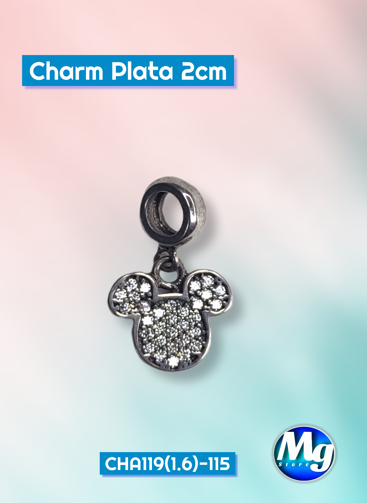 Charm Plata 2cm