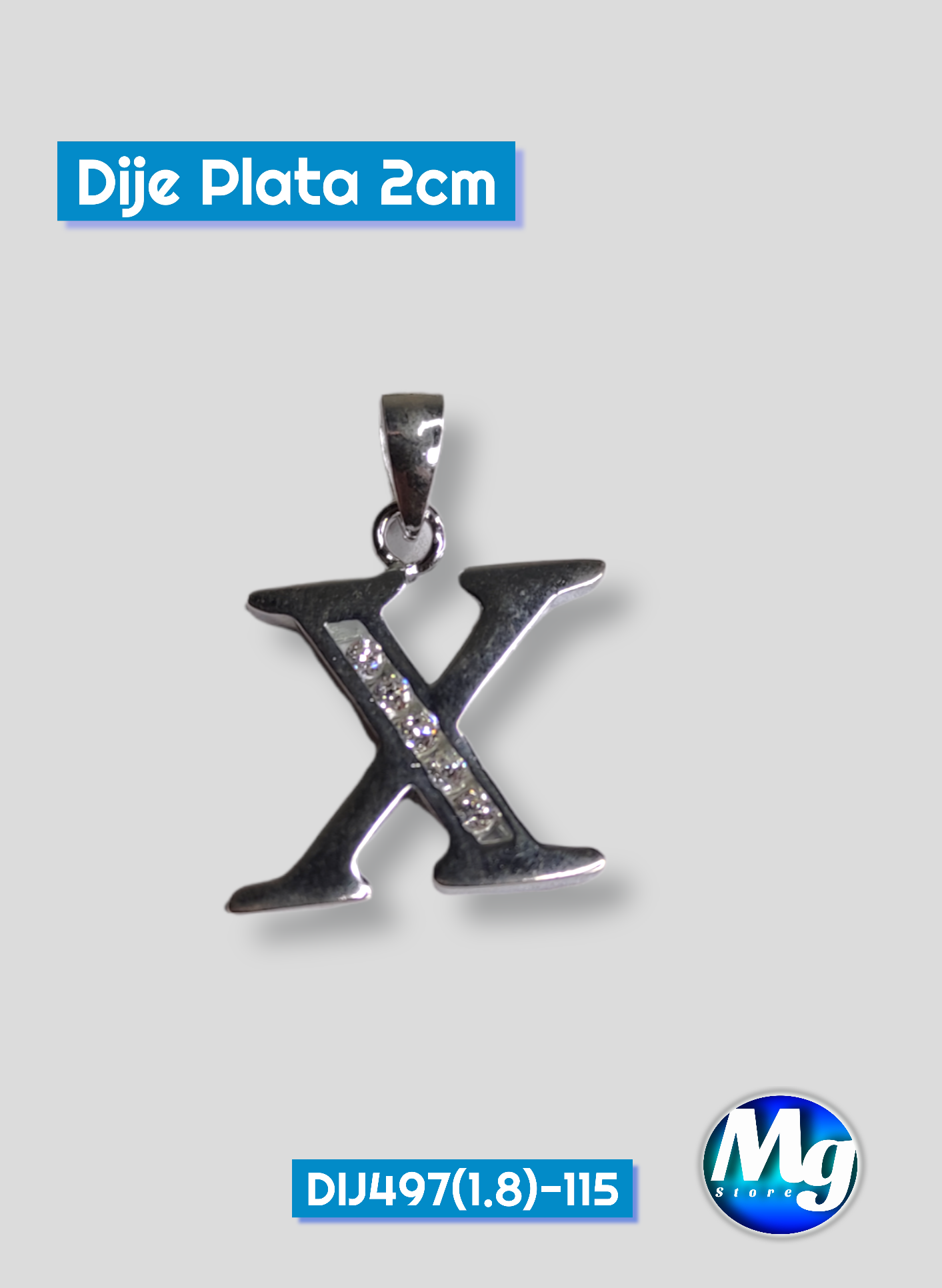 Dije Plata 2cm