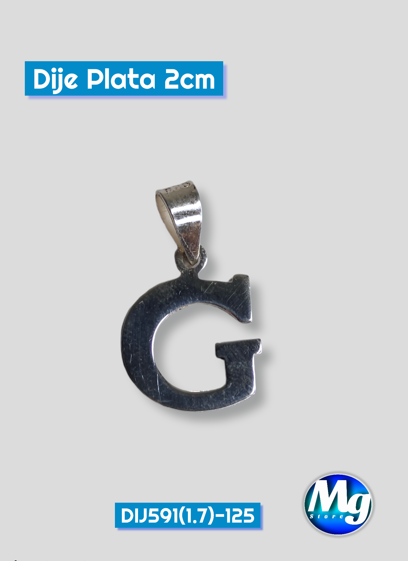 Dije Plata 2cm