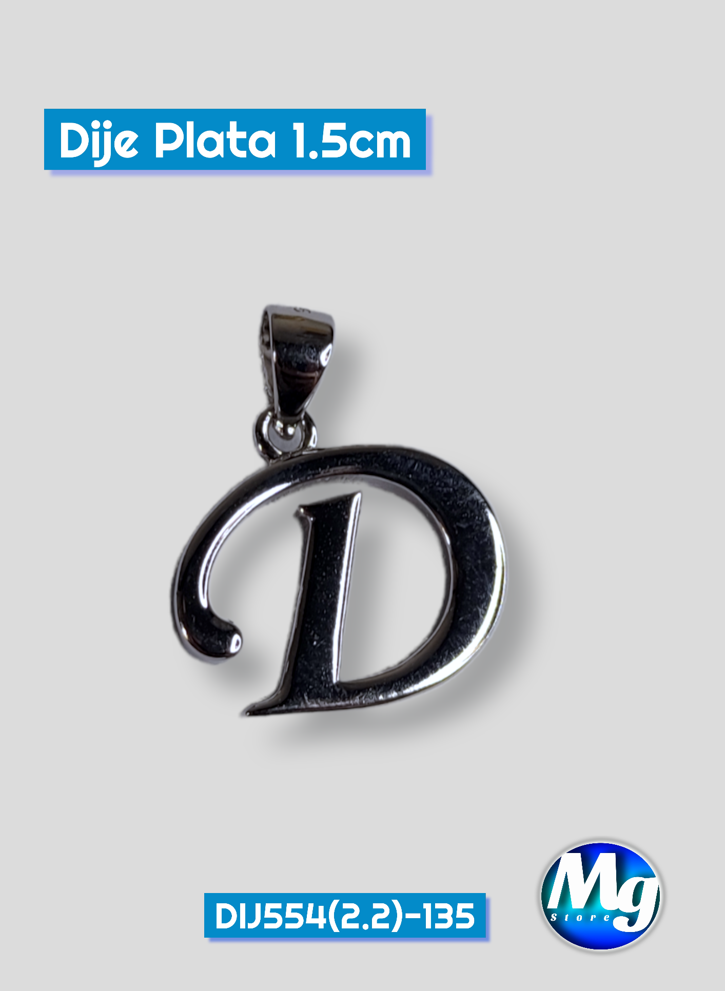 Dije Plata 1.5cm