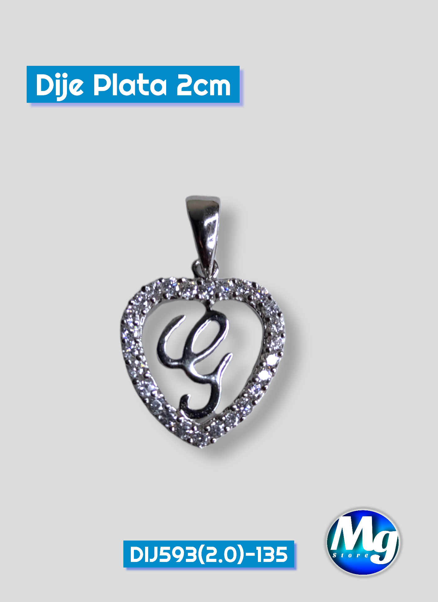 Dije Plata 2cm