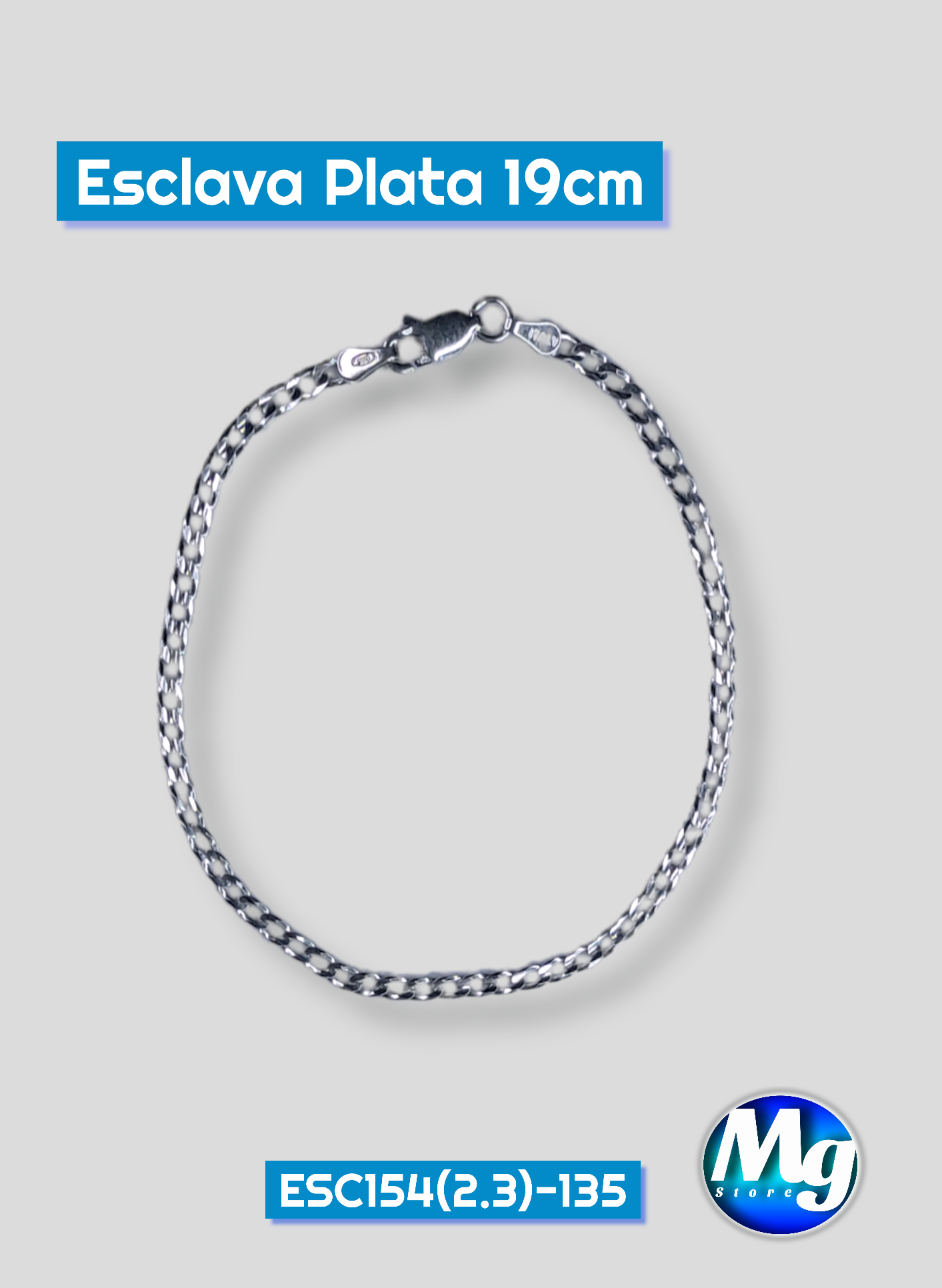 Esclava Plata 19cm