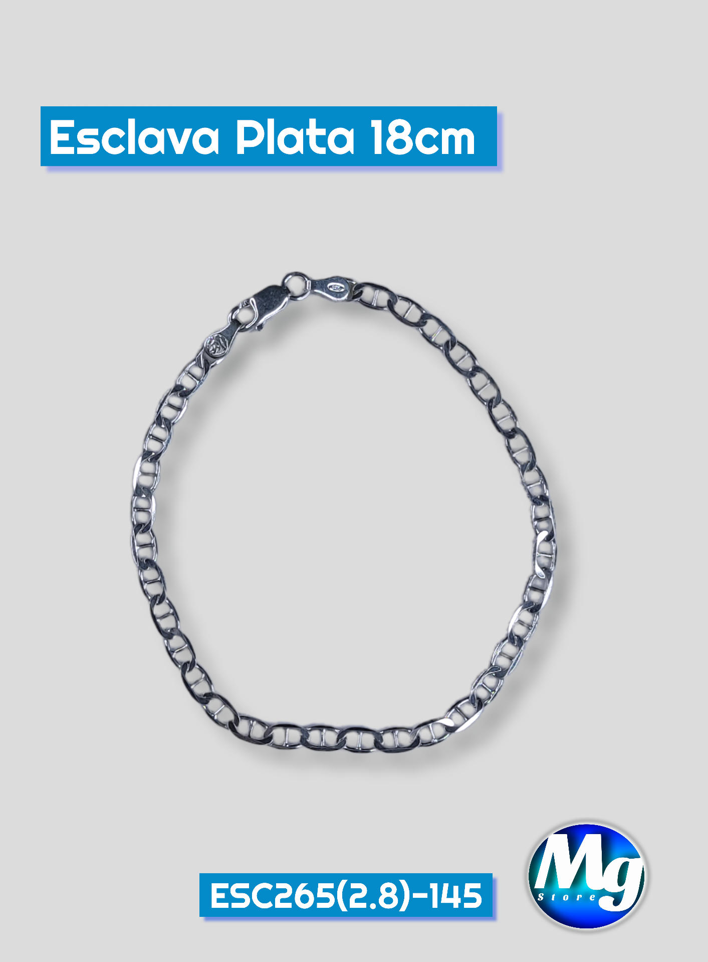 Esclava Plata 18cm