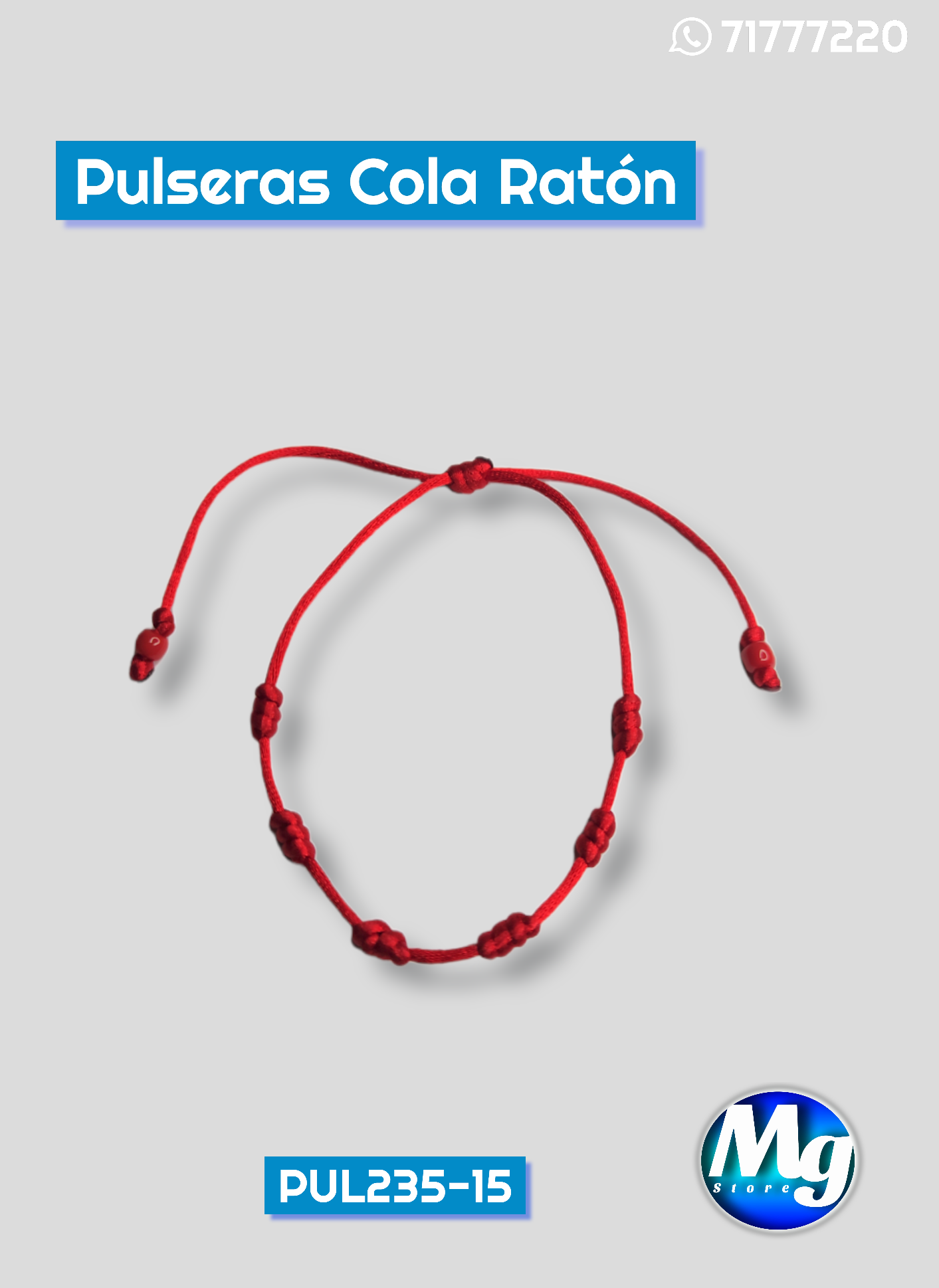 Pulseras Cola Ratón