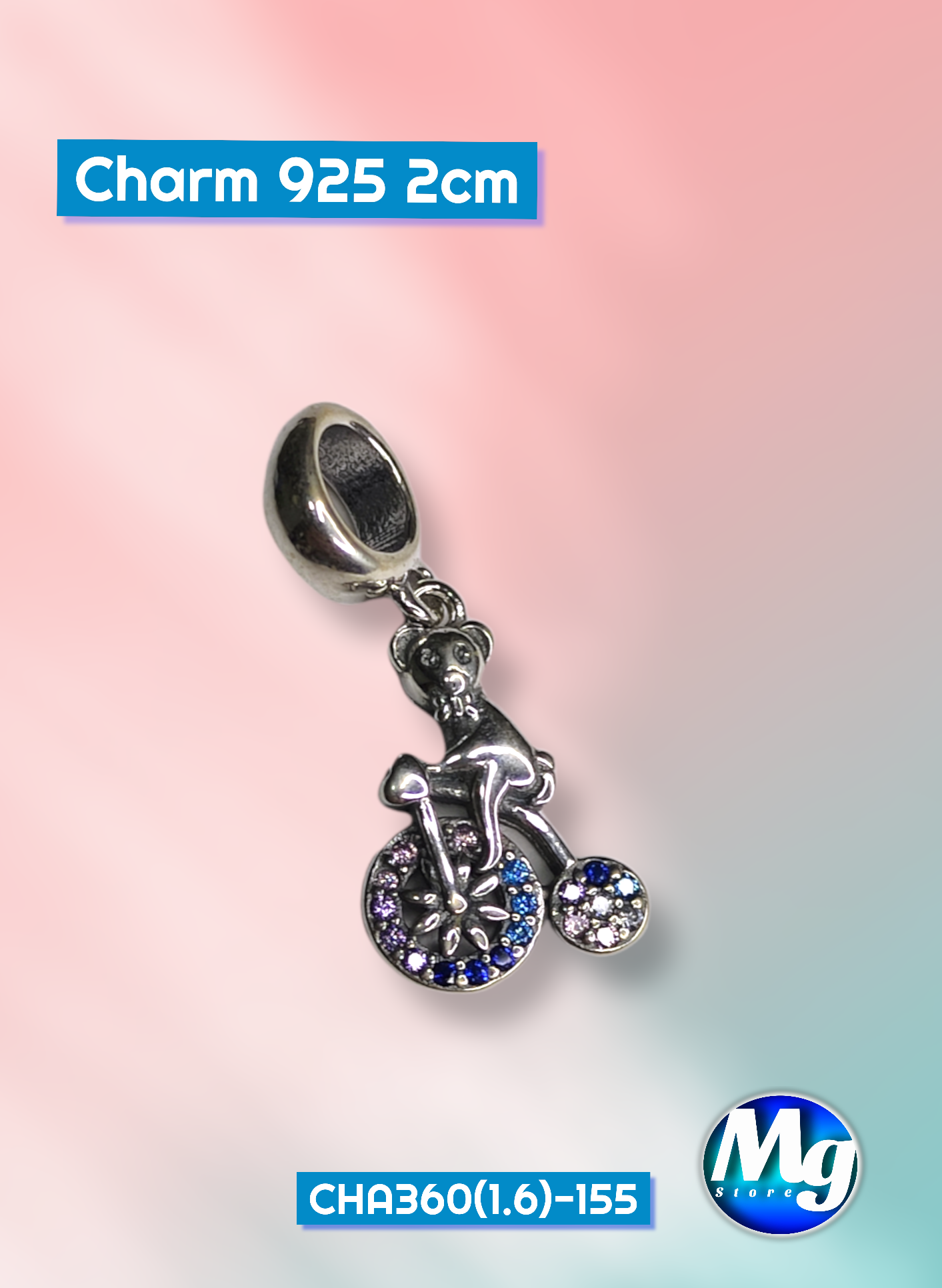 Charm 925 2cm