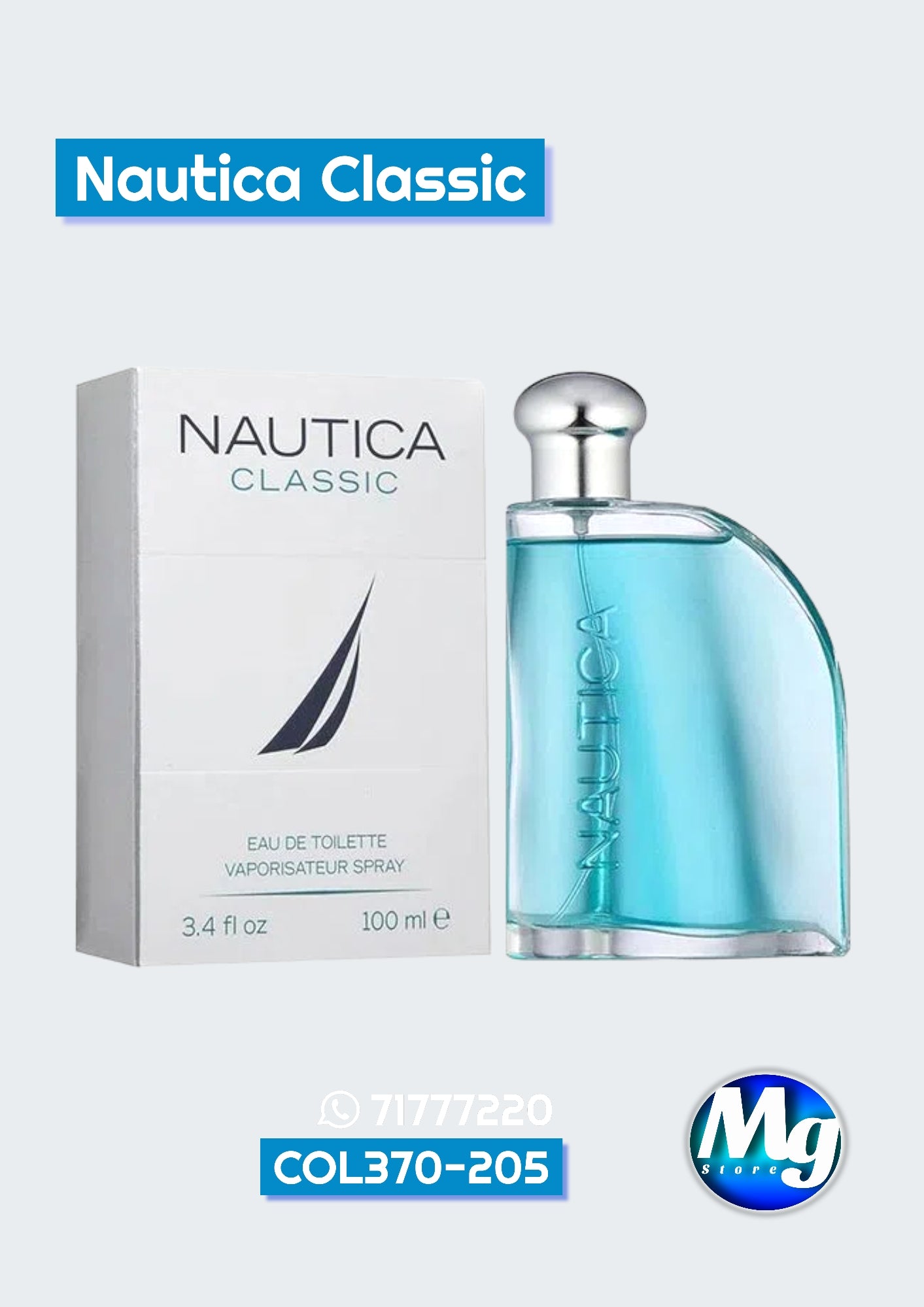 Perfume Nautica Classic 100ml Per 370