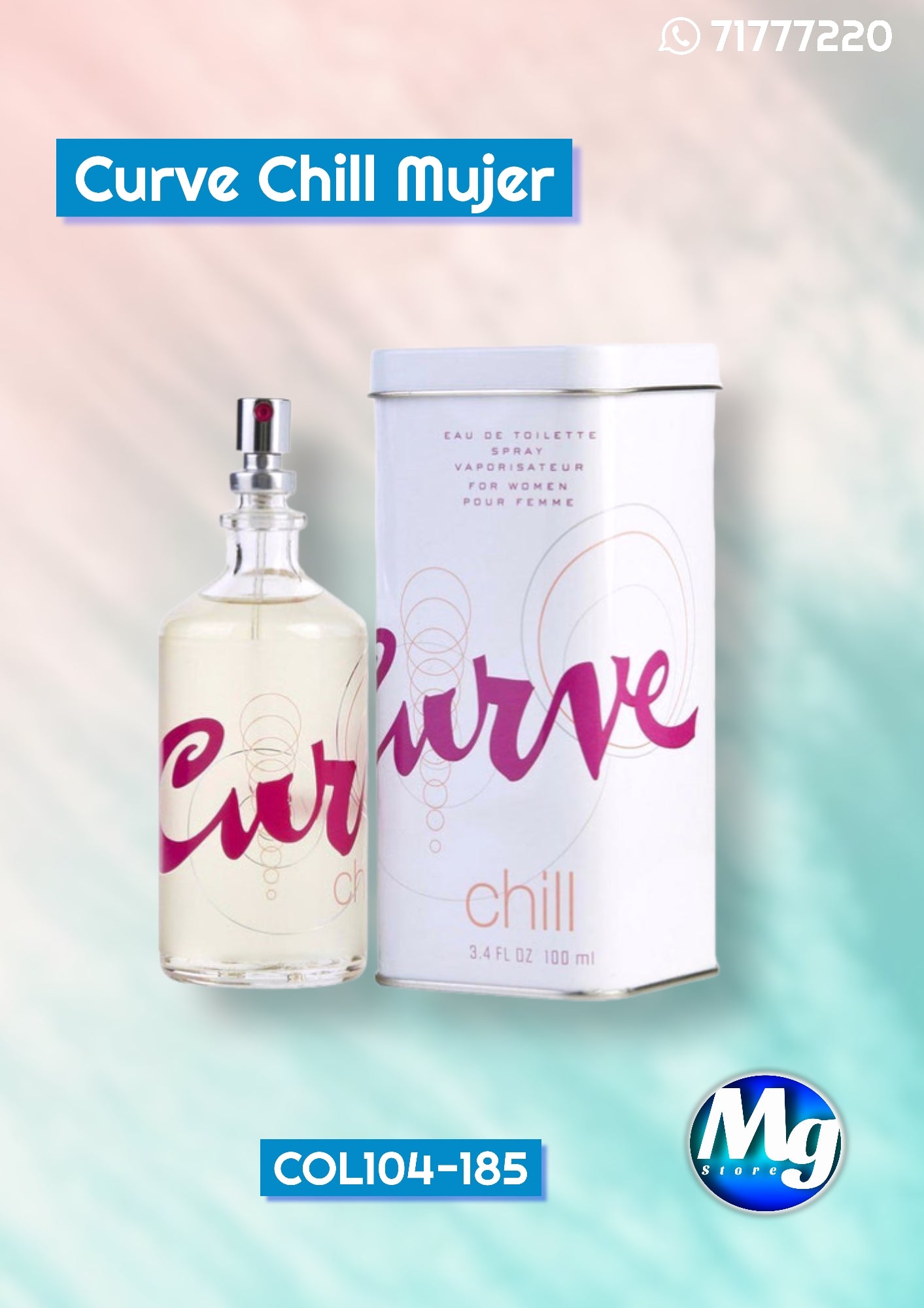 Perfume Curve Chill Mujer Per 104