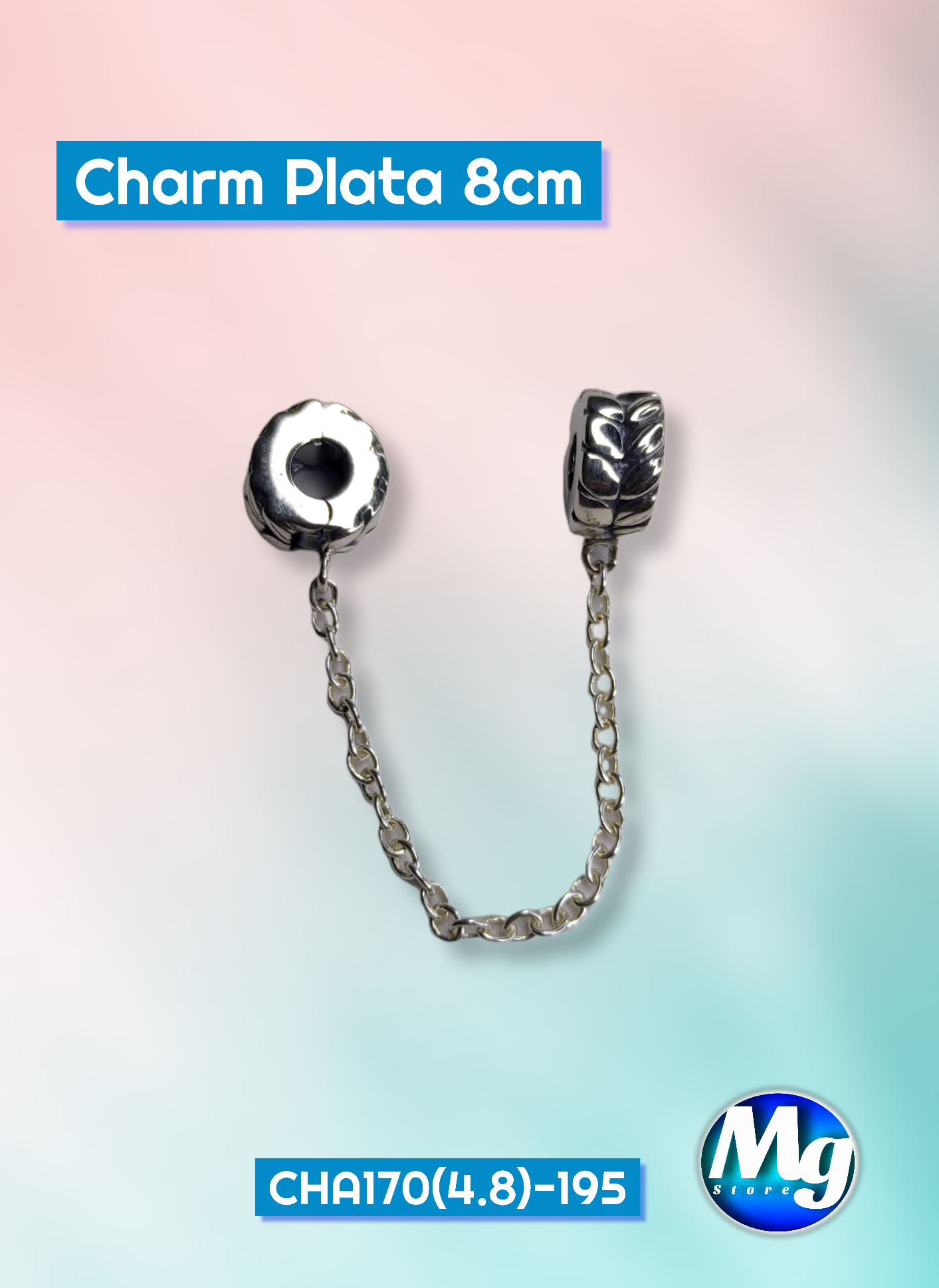 Charm Plata 8cm