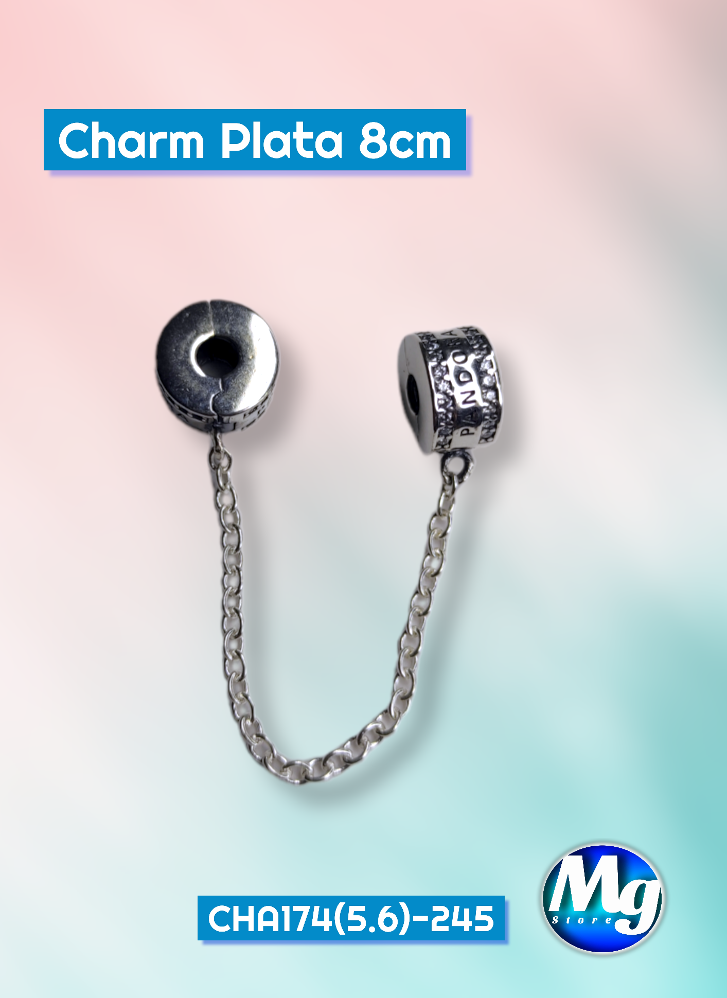 Charm Plata 8cm