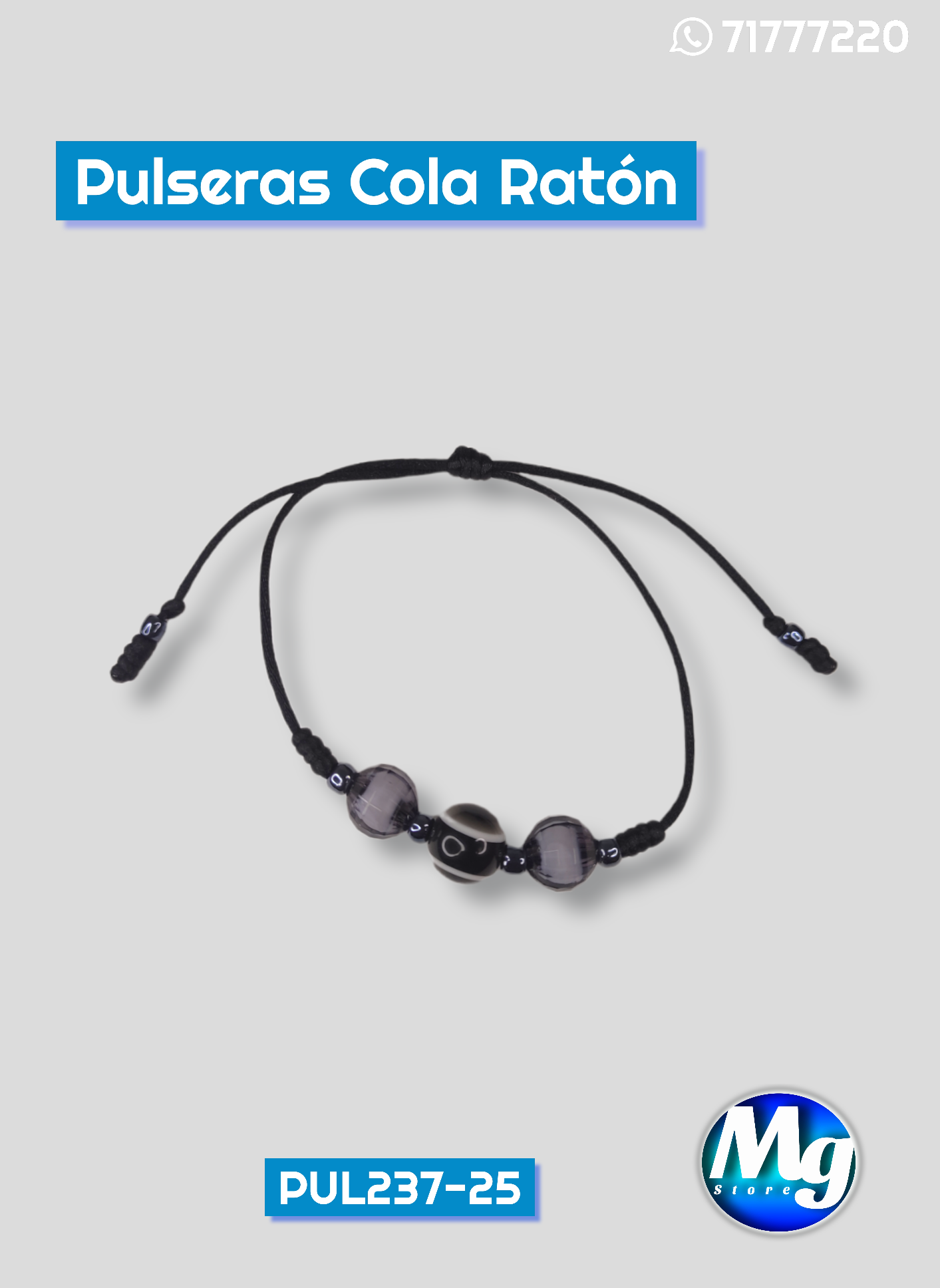 Pulseras Cola Ratón