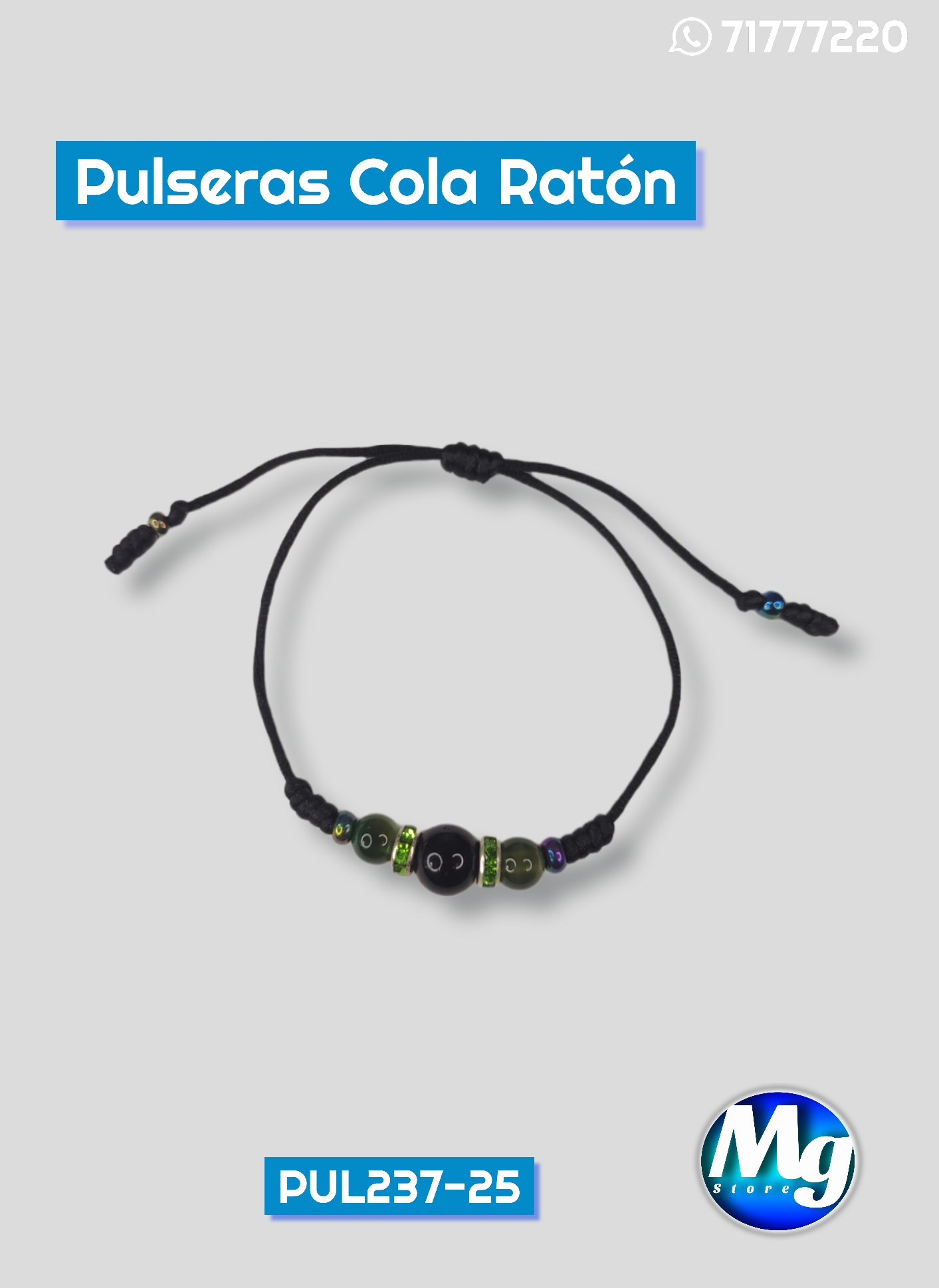 Pulseras Cola Ratón