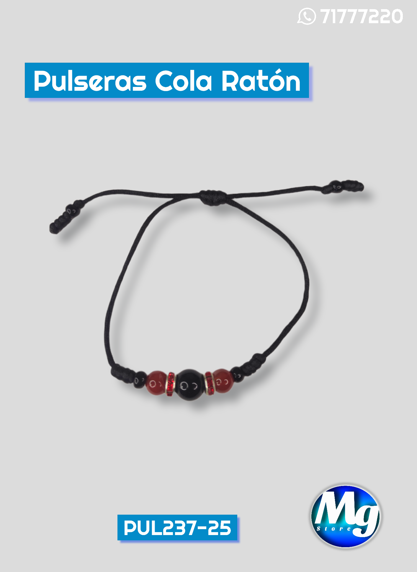 Pulseras Cola Ratón