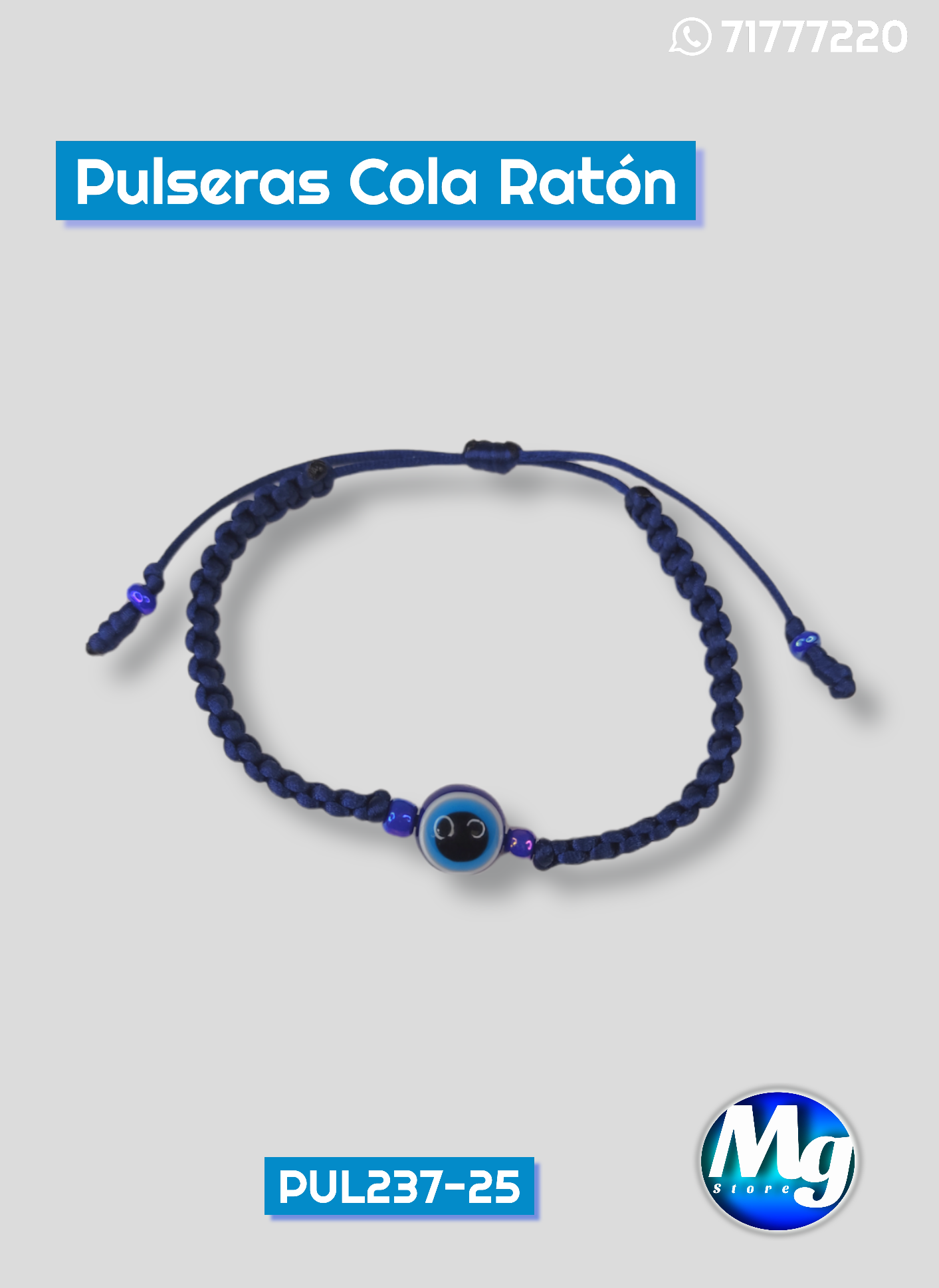 Pulseras Cola Ratón