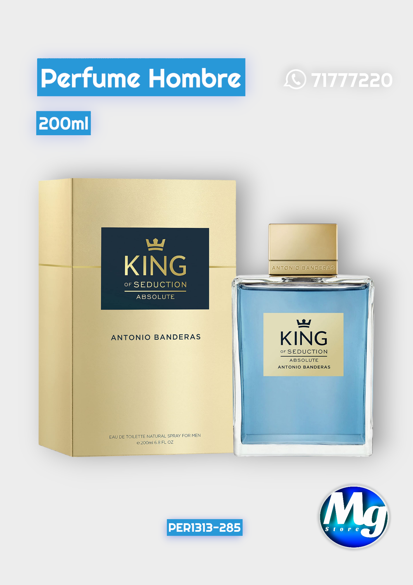 Perfume Antonio Banderas King Seduction 200ml Per 1313