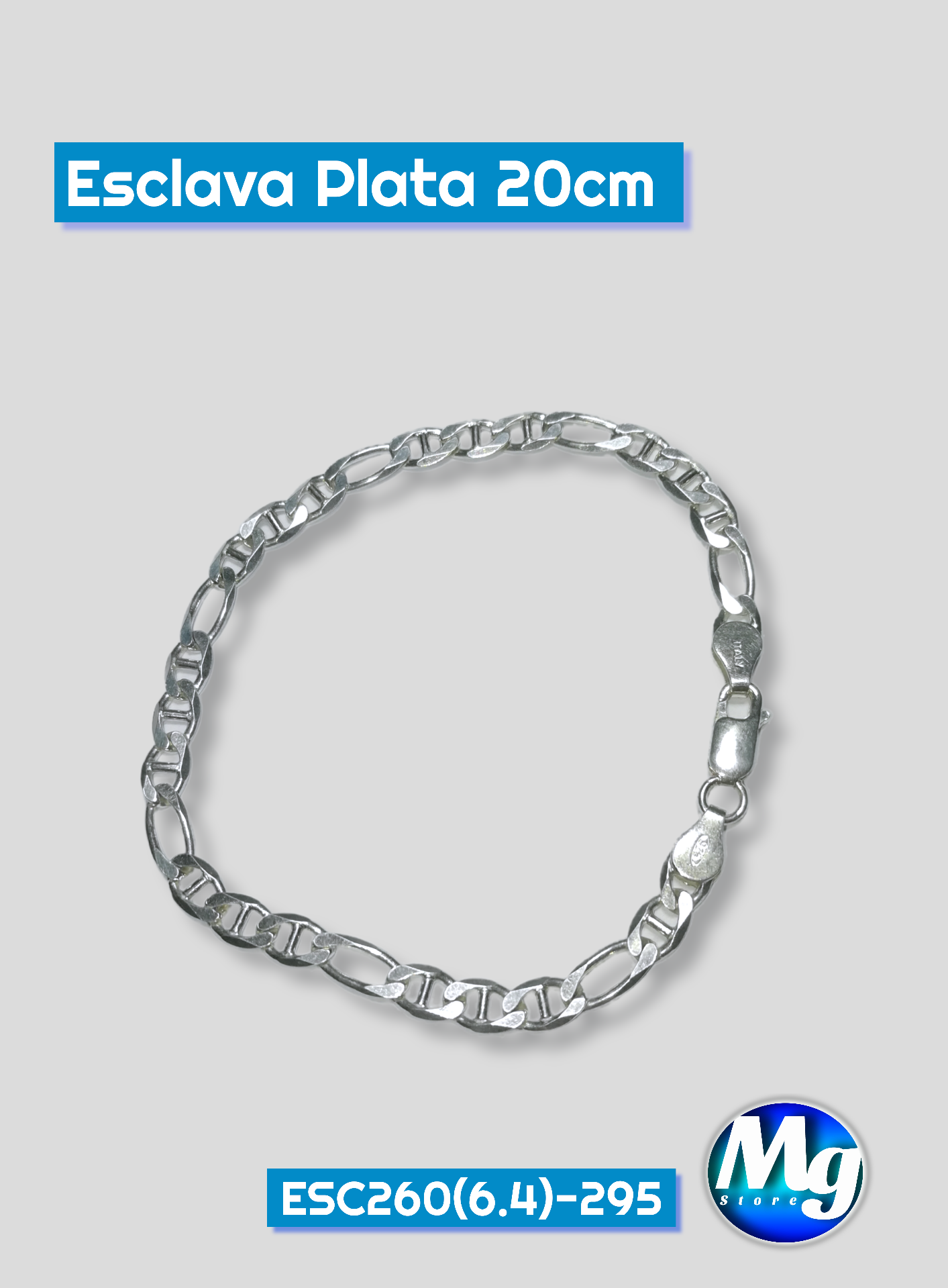 Esclava Plata 20cm