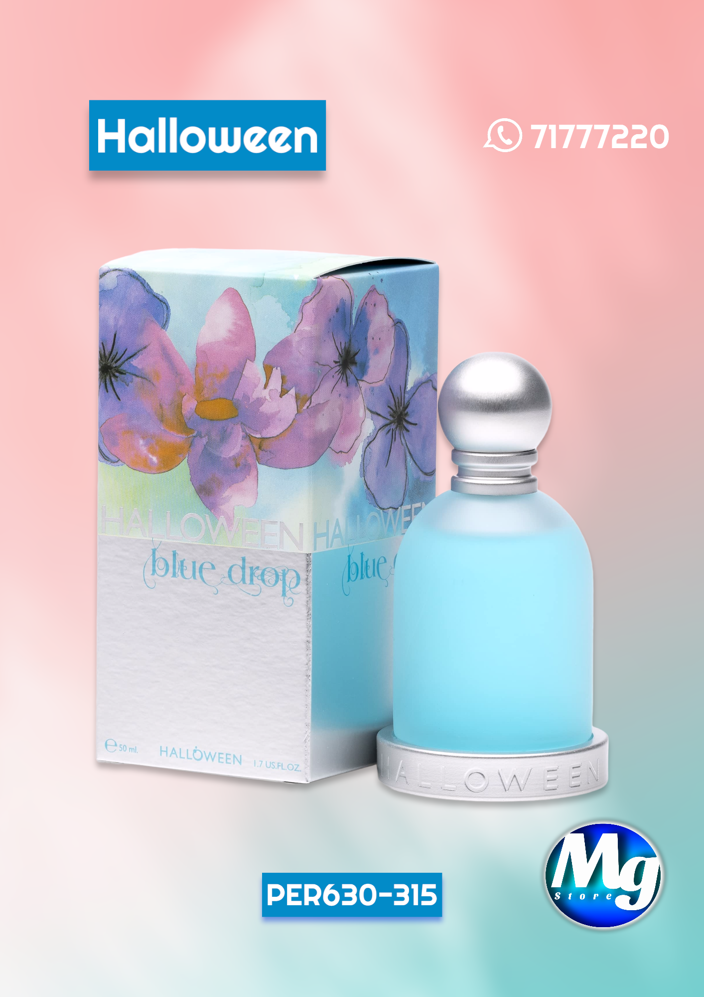 Perfume Halloween Blue Drop 100ml Per 630