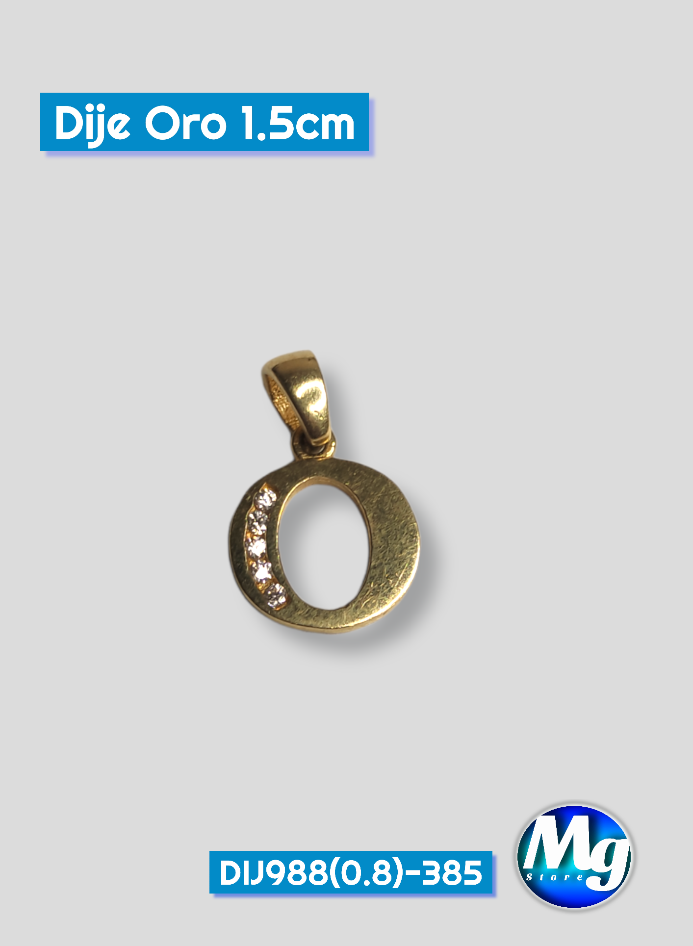 Dije Oro 1.5cm