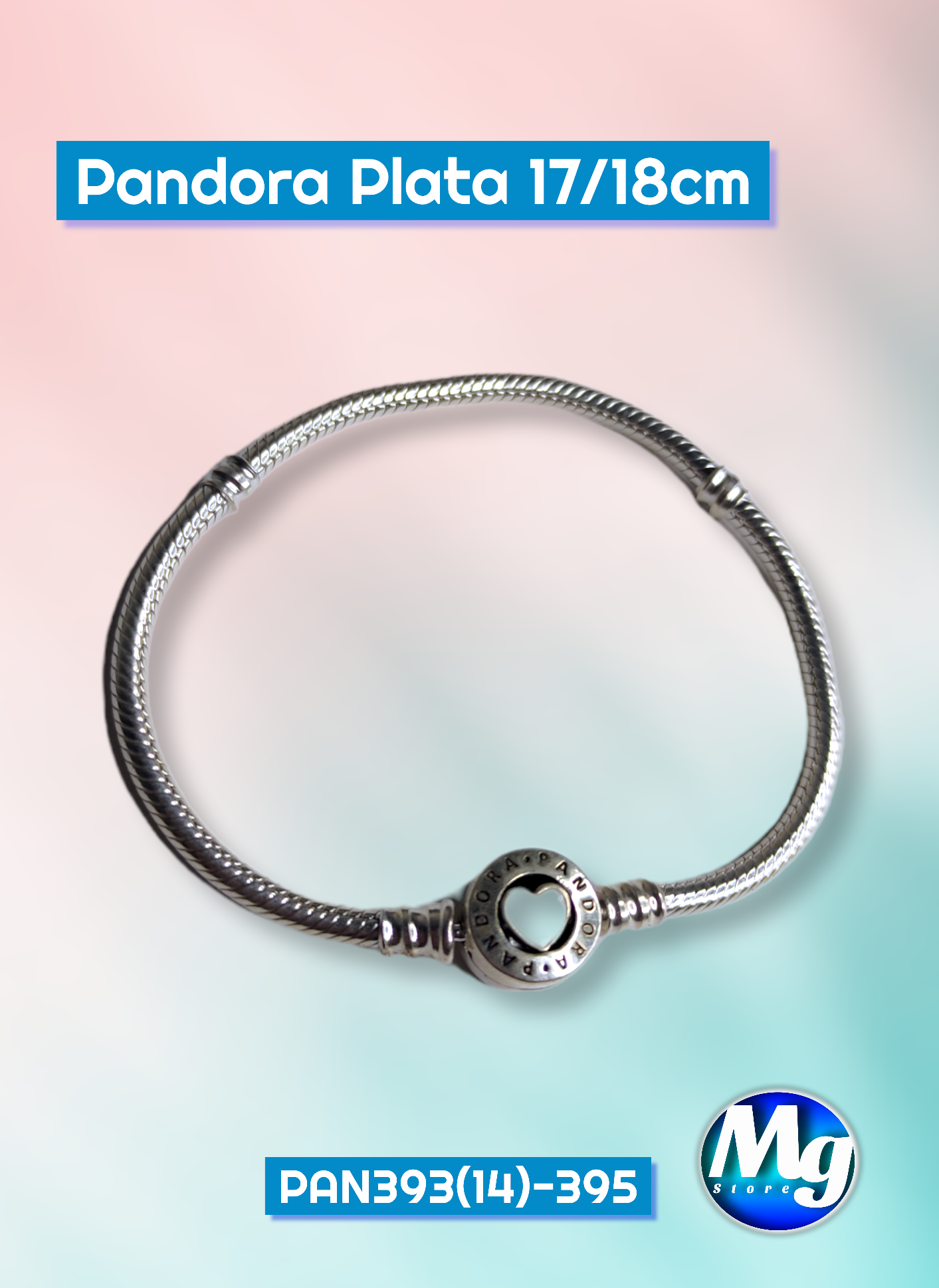 Pandora Plata 17/18cm