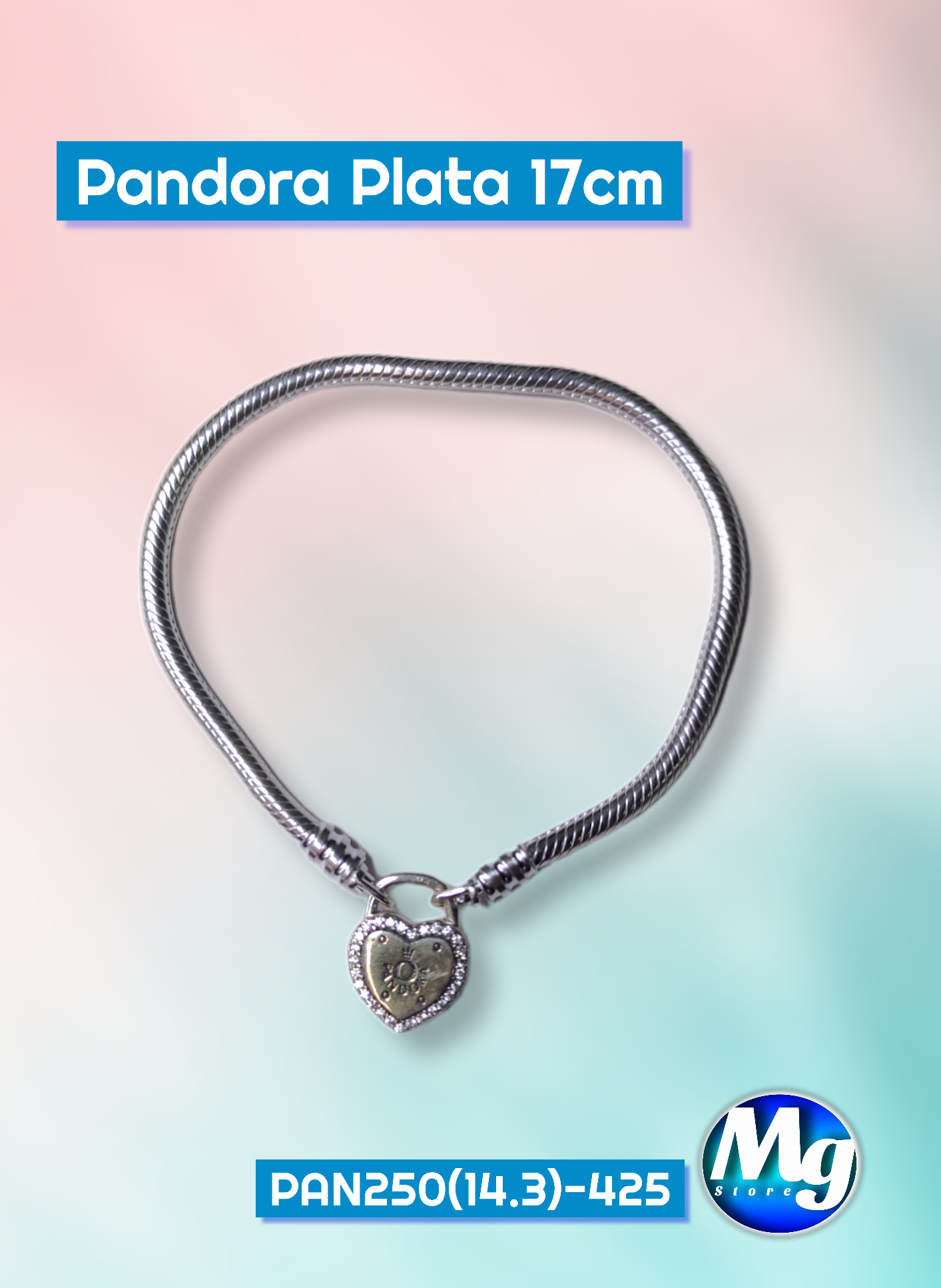 Pandora Plata 17cm