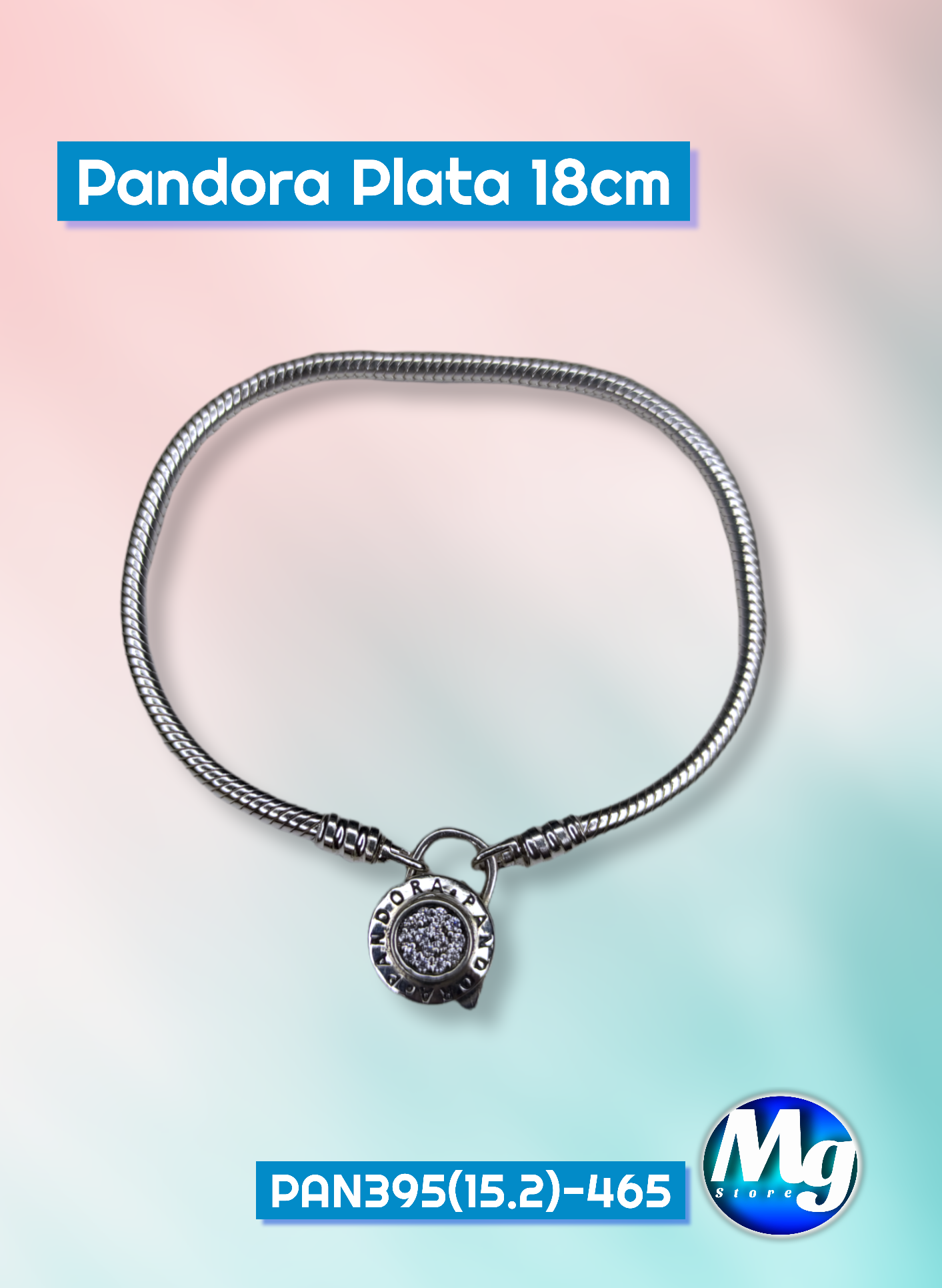 Pandora Plata 18cm