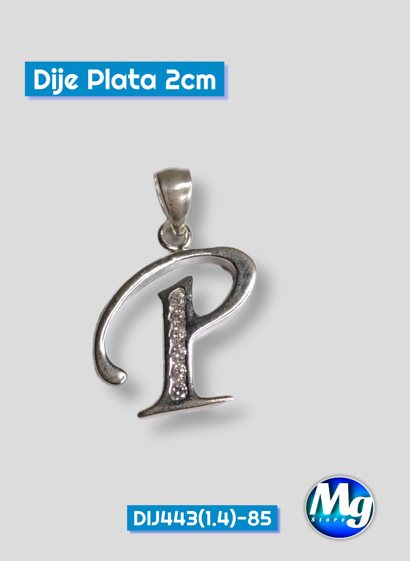 Dije Plata 2cm