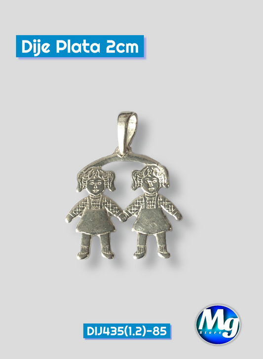 Dije Plata 2cm