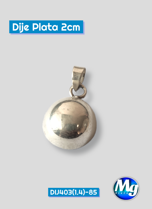 Dije Plata 2cm