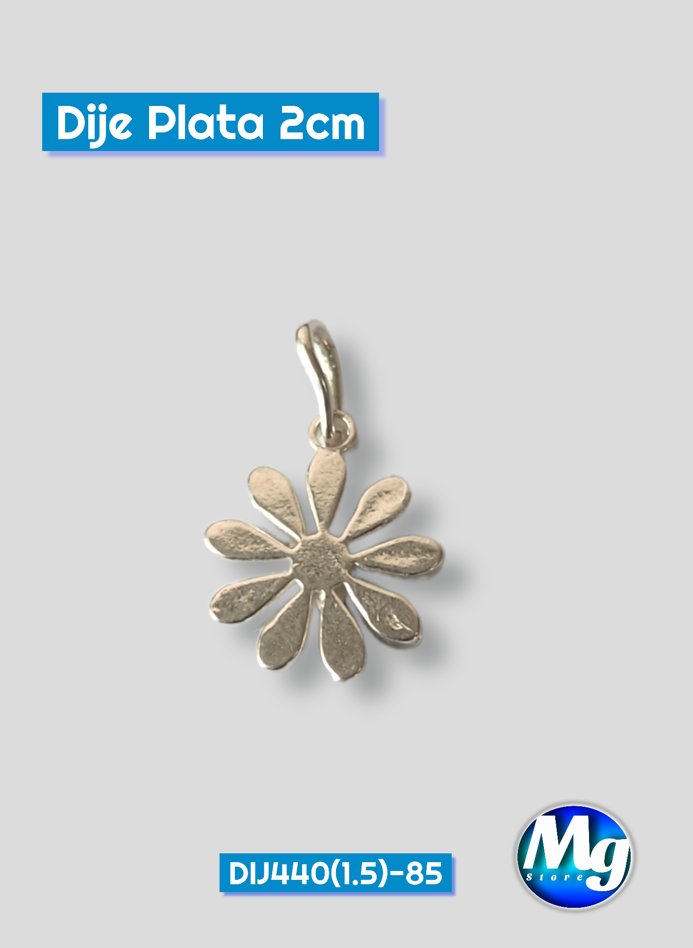 Dije Plata 2cm