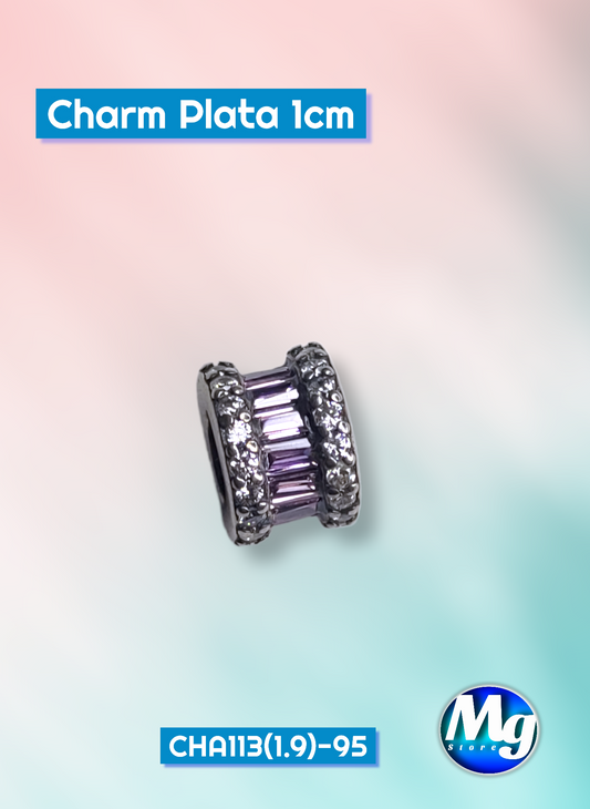 Charm Plata 1cm