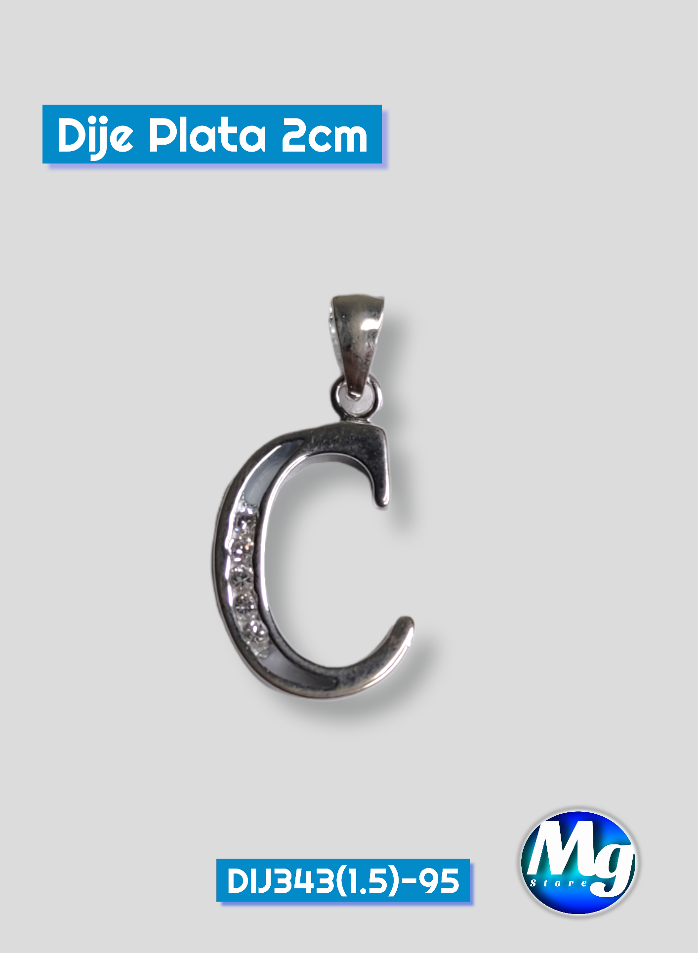 Dije Plata 2cm