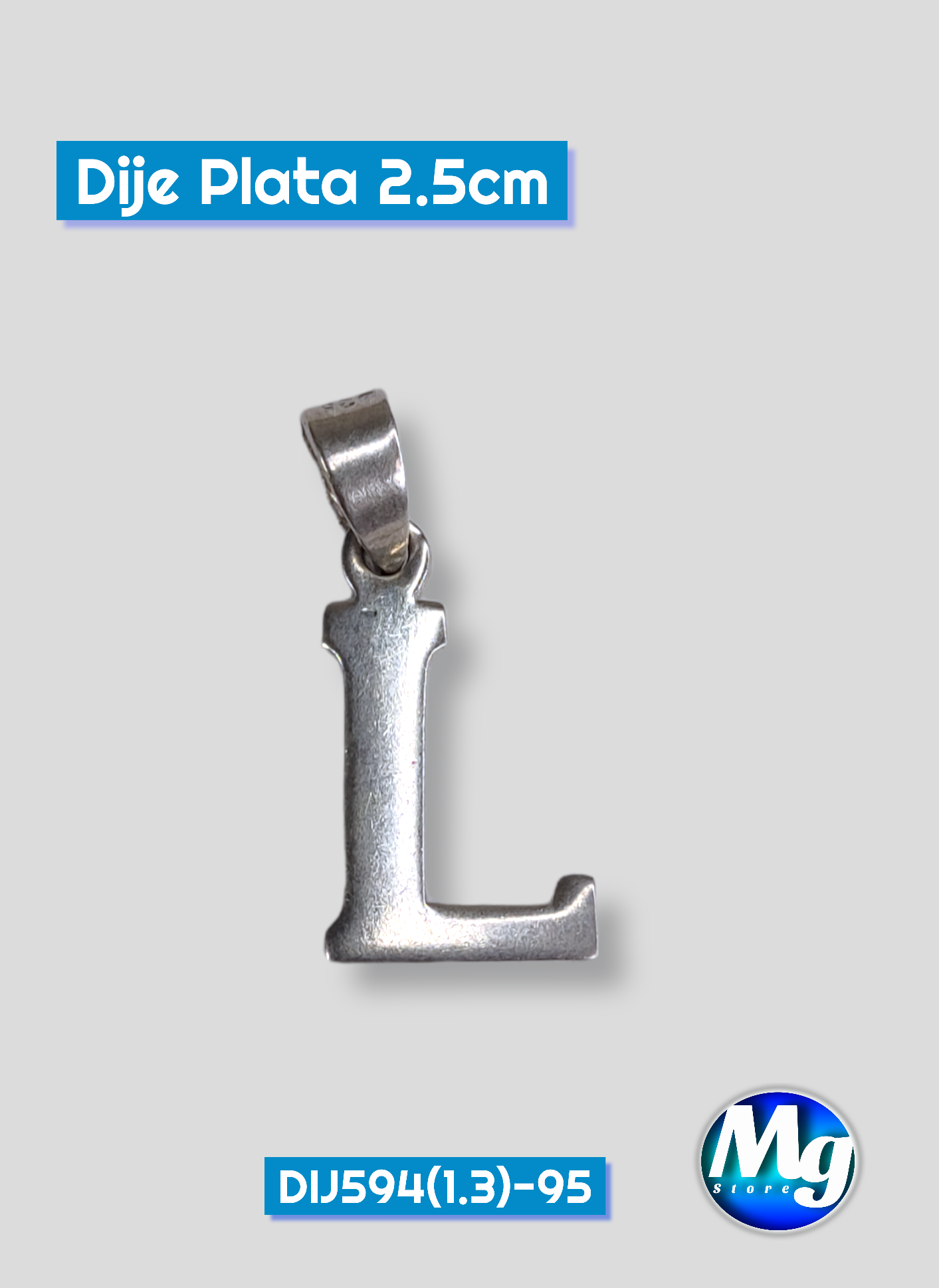 Dije Plata 2.5cm